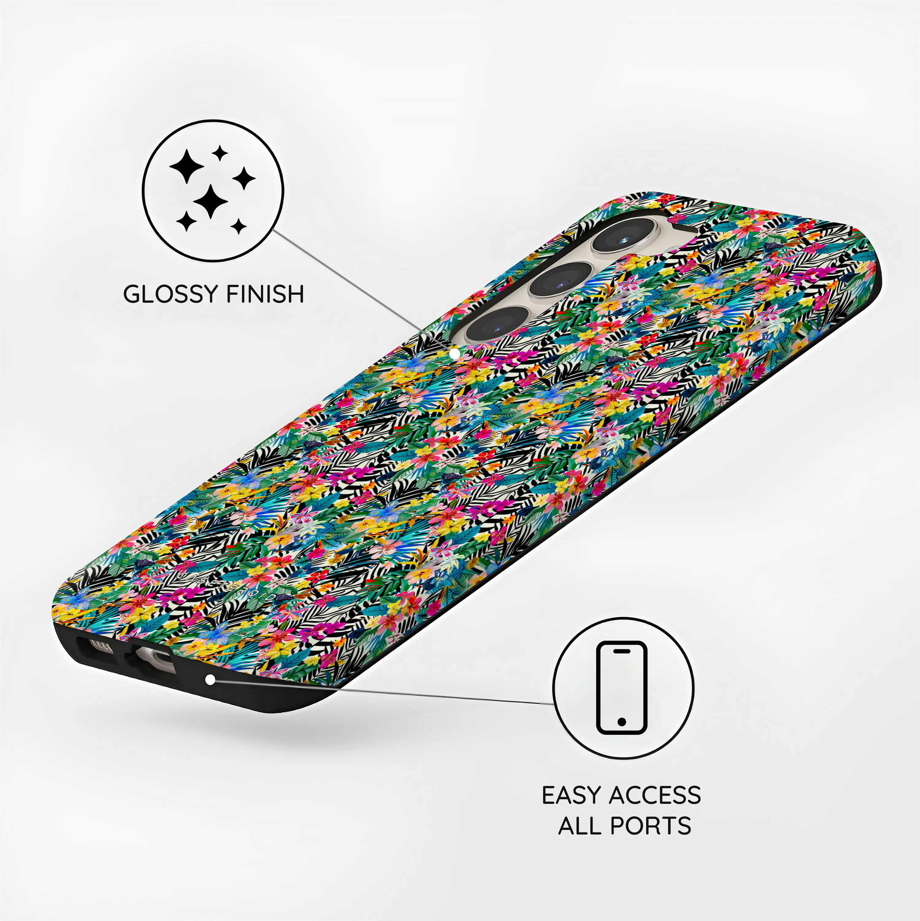 Jungle Bloom - Samsung Galaxy S23 Plus Case