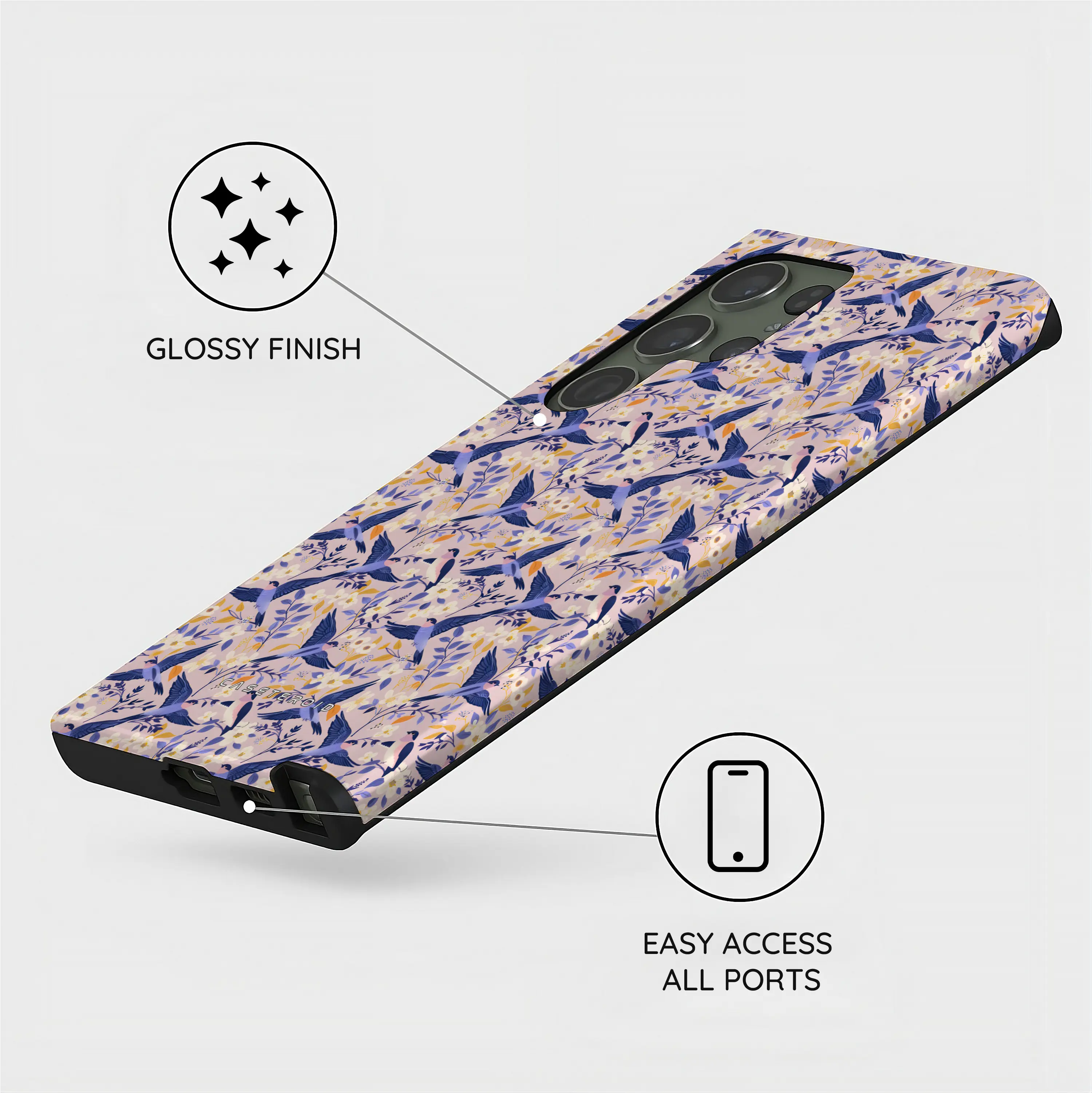 Indigo Serenade - Samsung Galaxy S23 Ultra Case