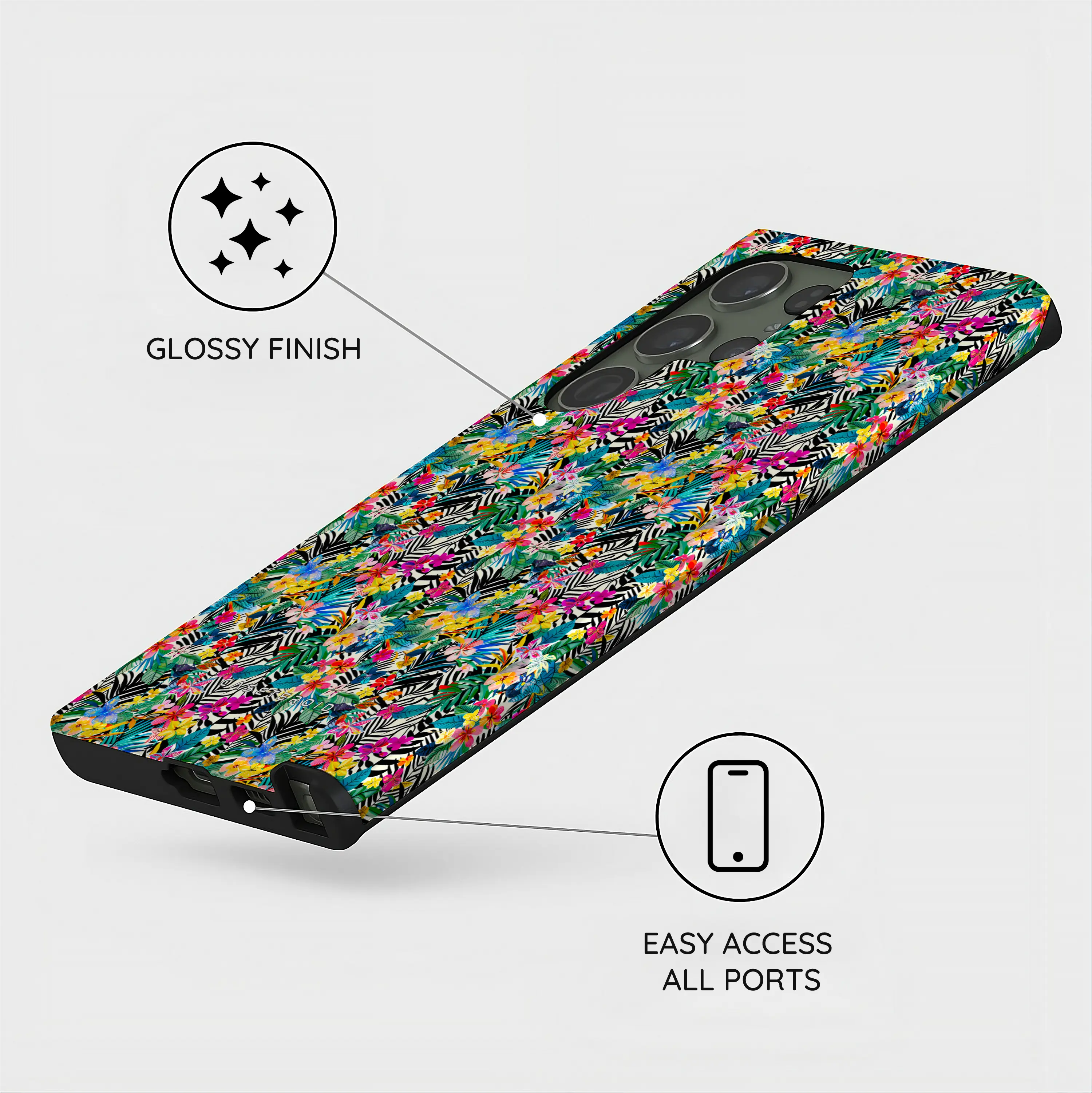 Jungle Bloom - Samsung Galaxy S23 Ultra Case