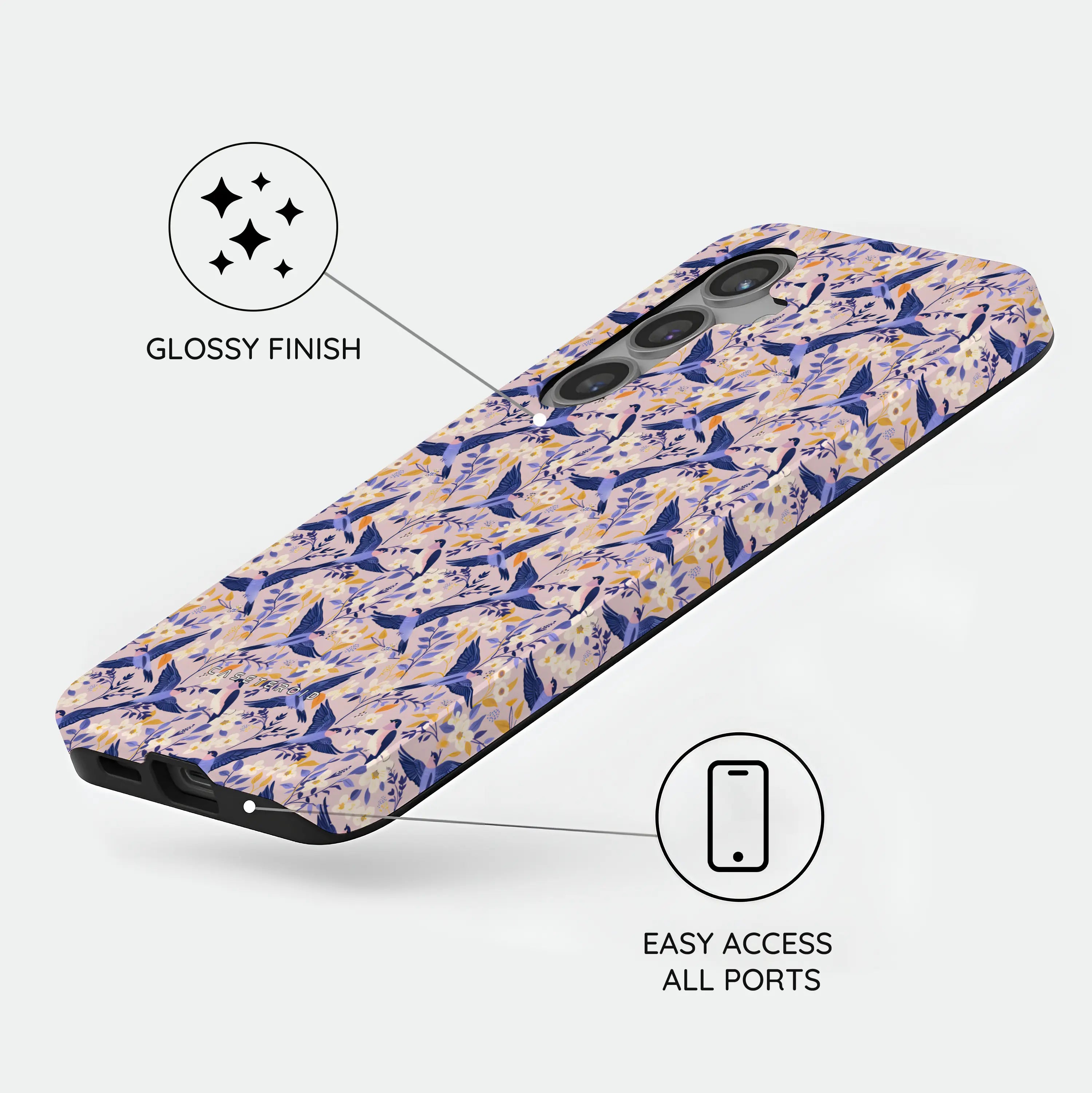 Indigo Serenade - Samsung Galaxy S24 Case