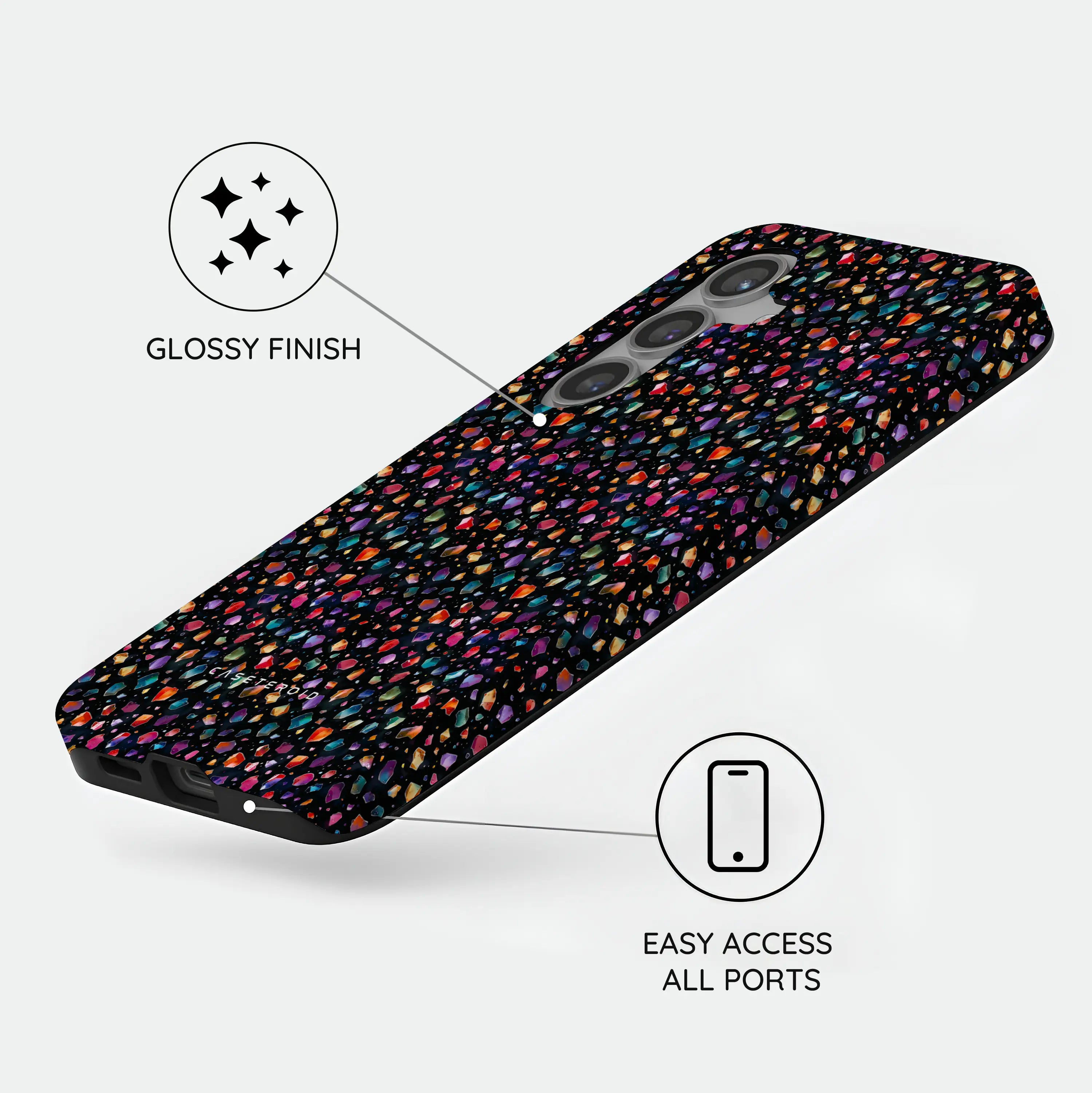 Spectrum Storm - Samsung Galaxy S24 Case
