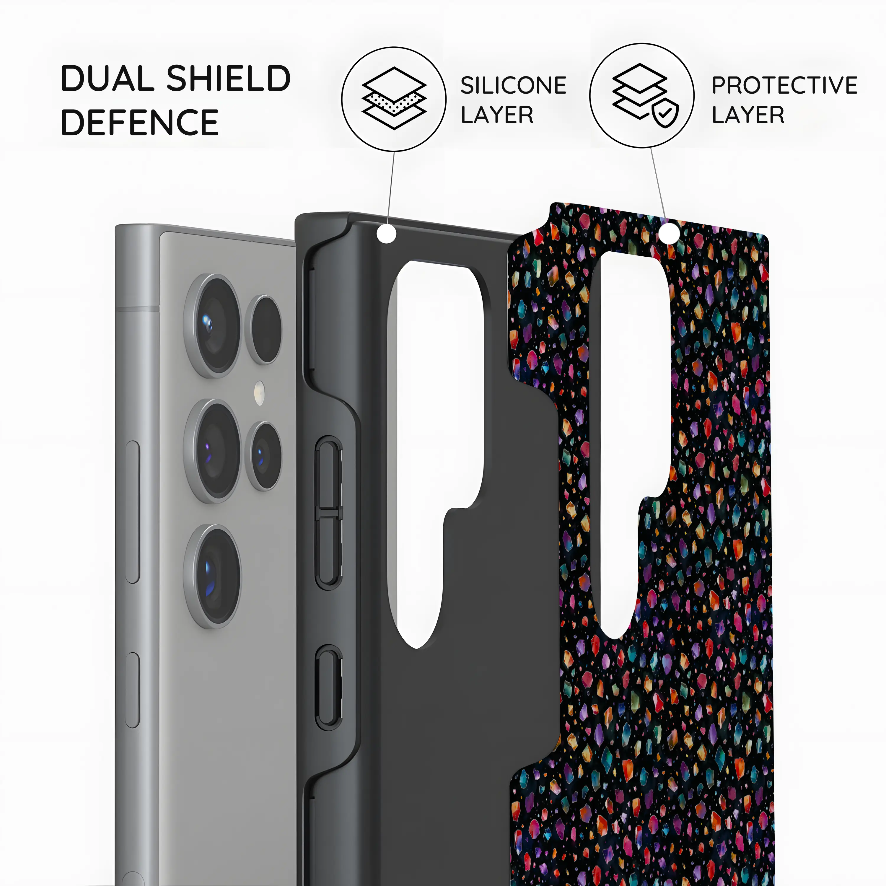 Spectrum Storm - Samsung Galaxy S24 Ultra Case