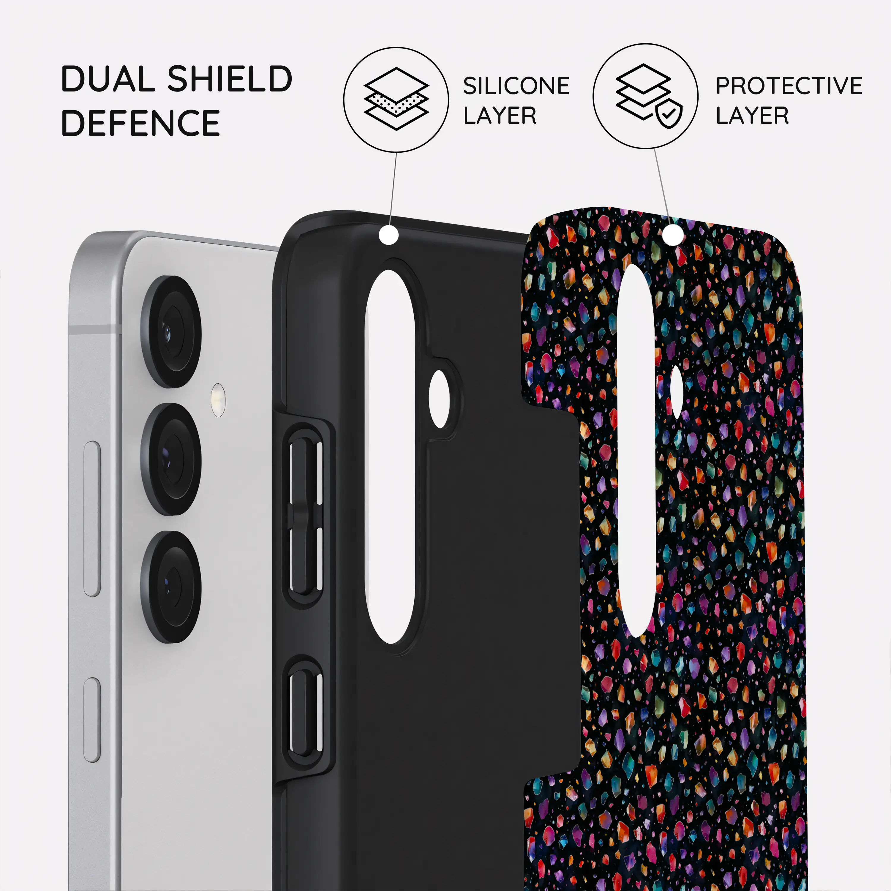 Spectrum Storm - Samsung Galaxy S25 Plus Case
