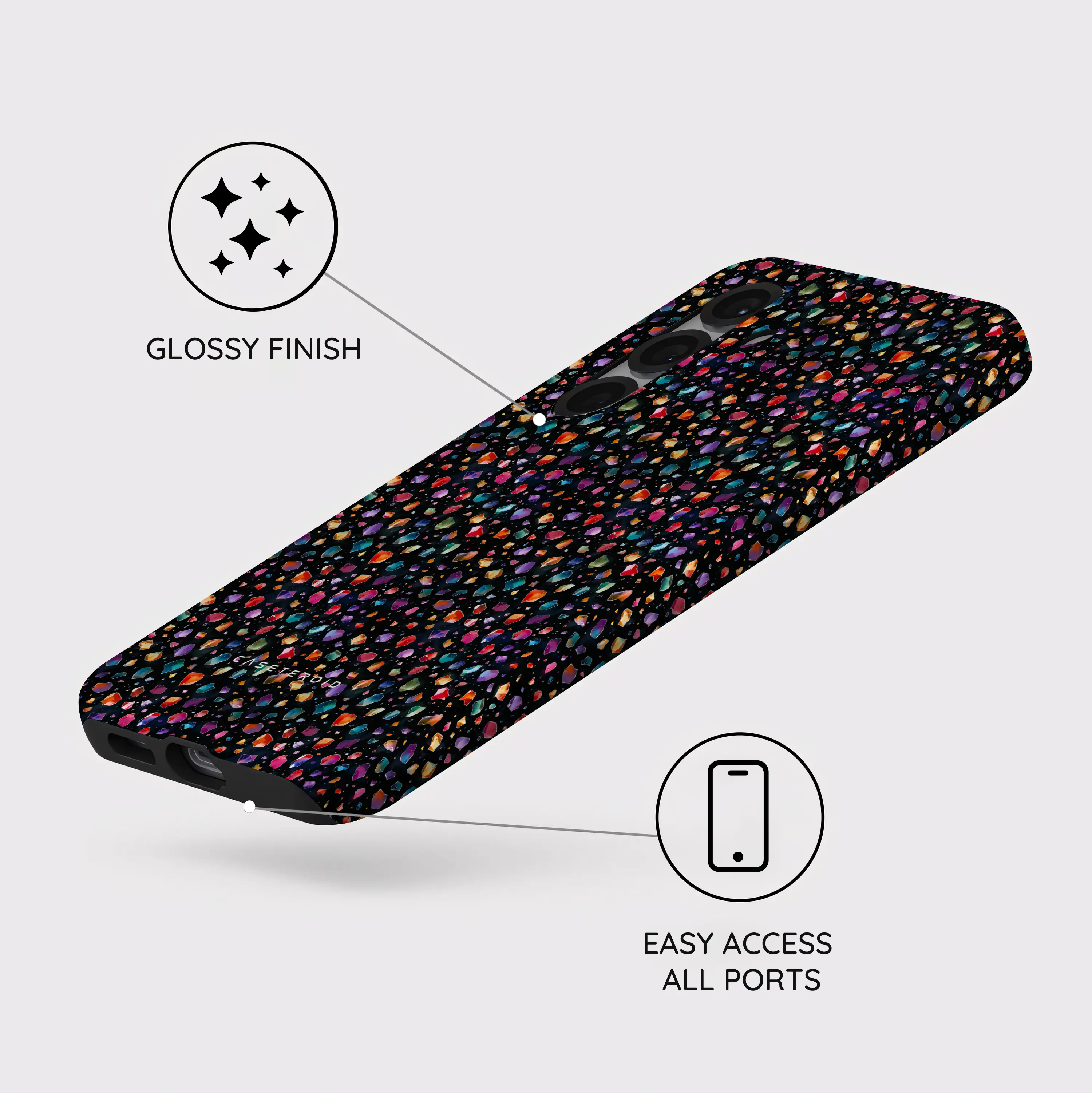 Spectrum Storm - Samsung Galaxy S25 Plus Case