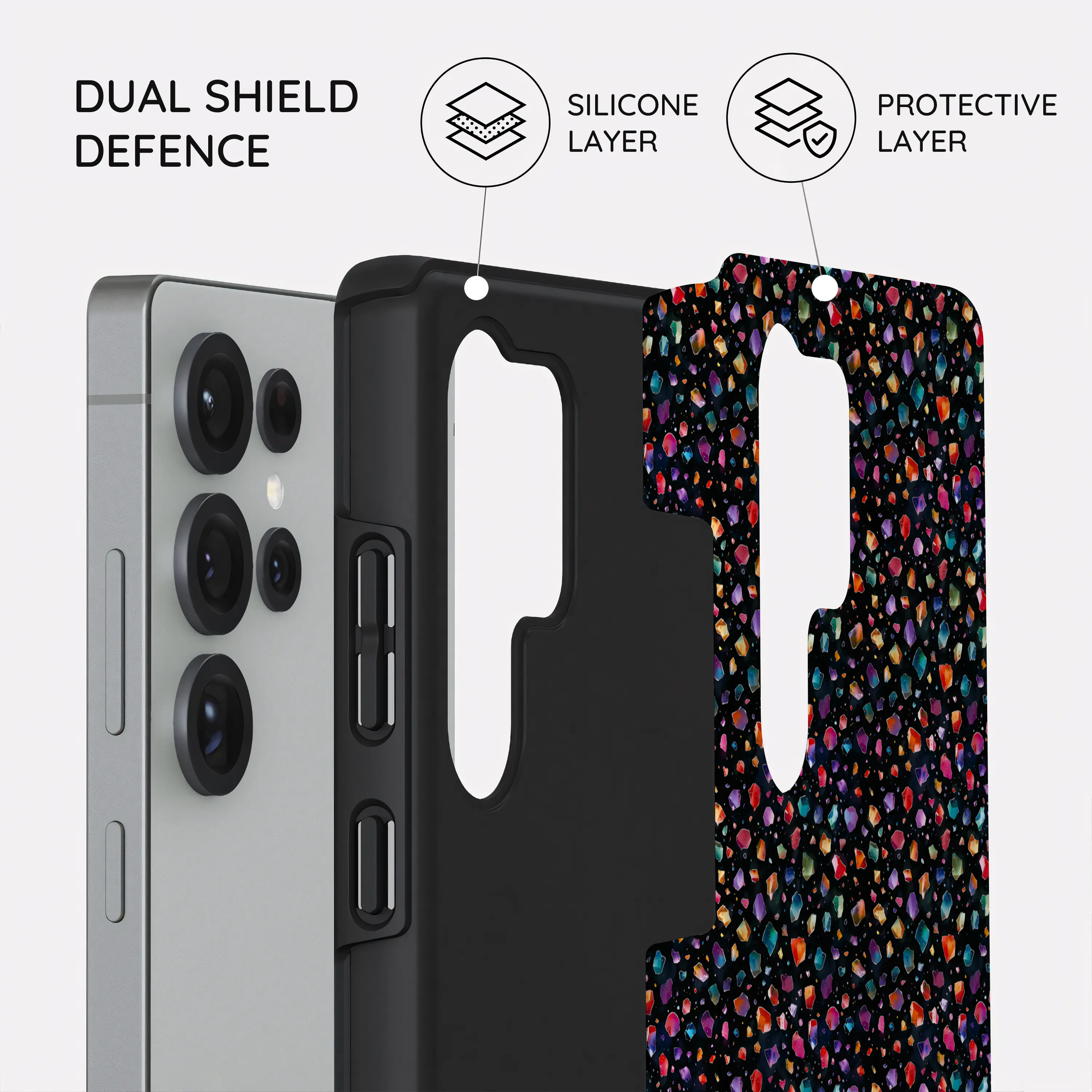 Spectrum Storm - Samsung Galaxy S25 Ultra Case