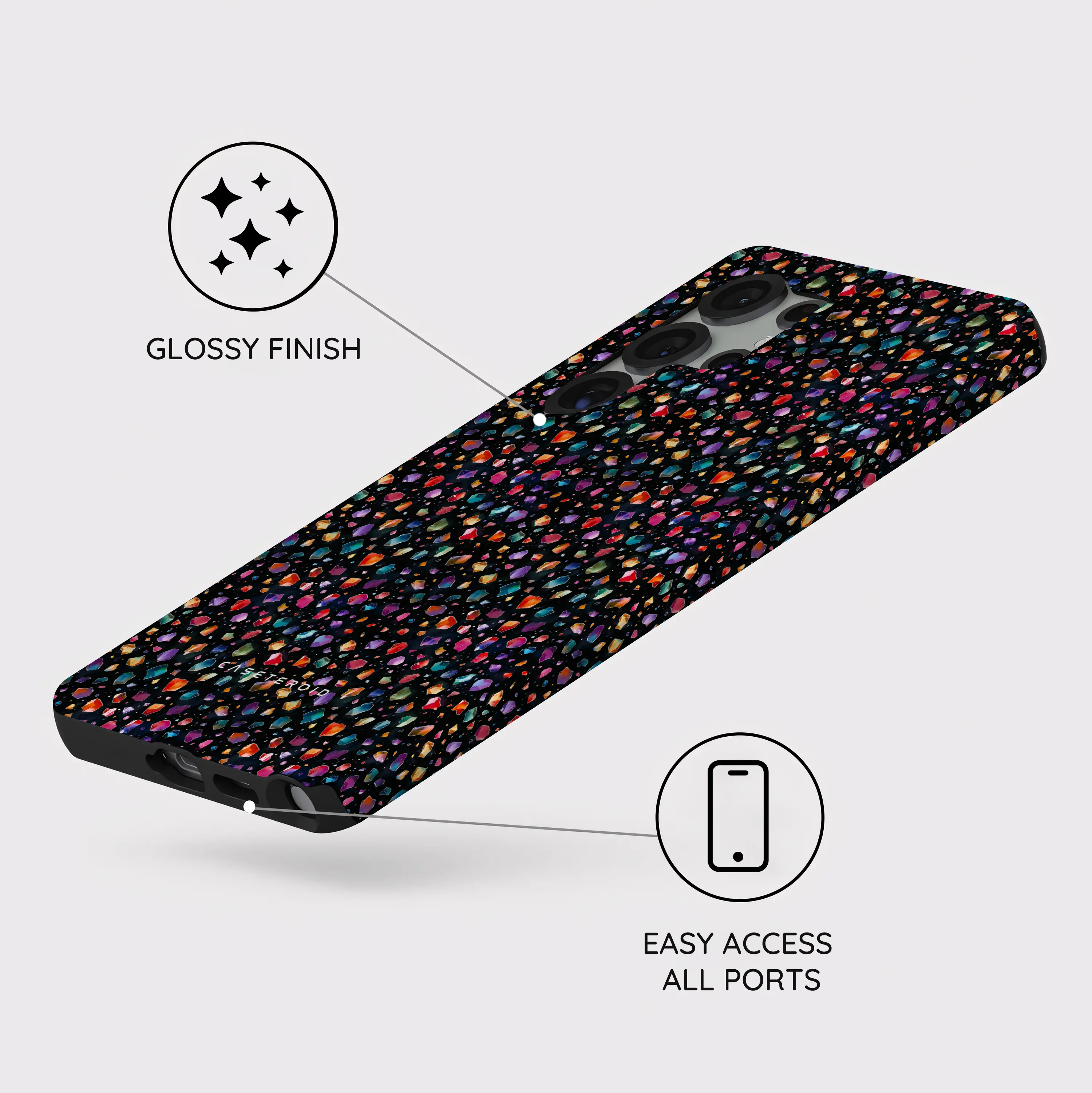 Spectrum Storm - Samsung Galaxy S25 Ultra Case