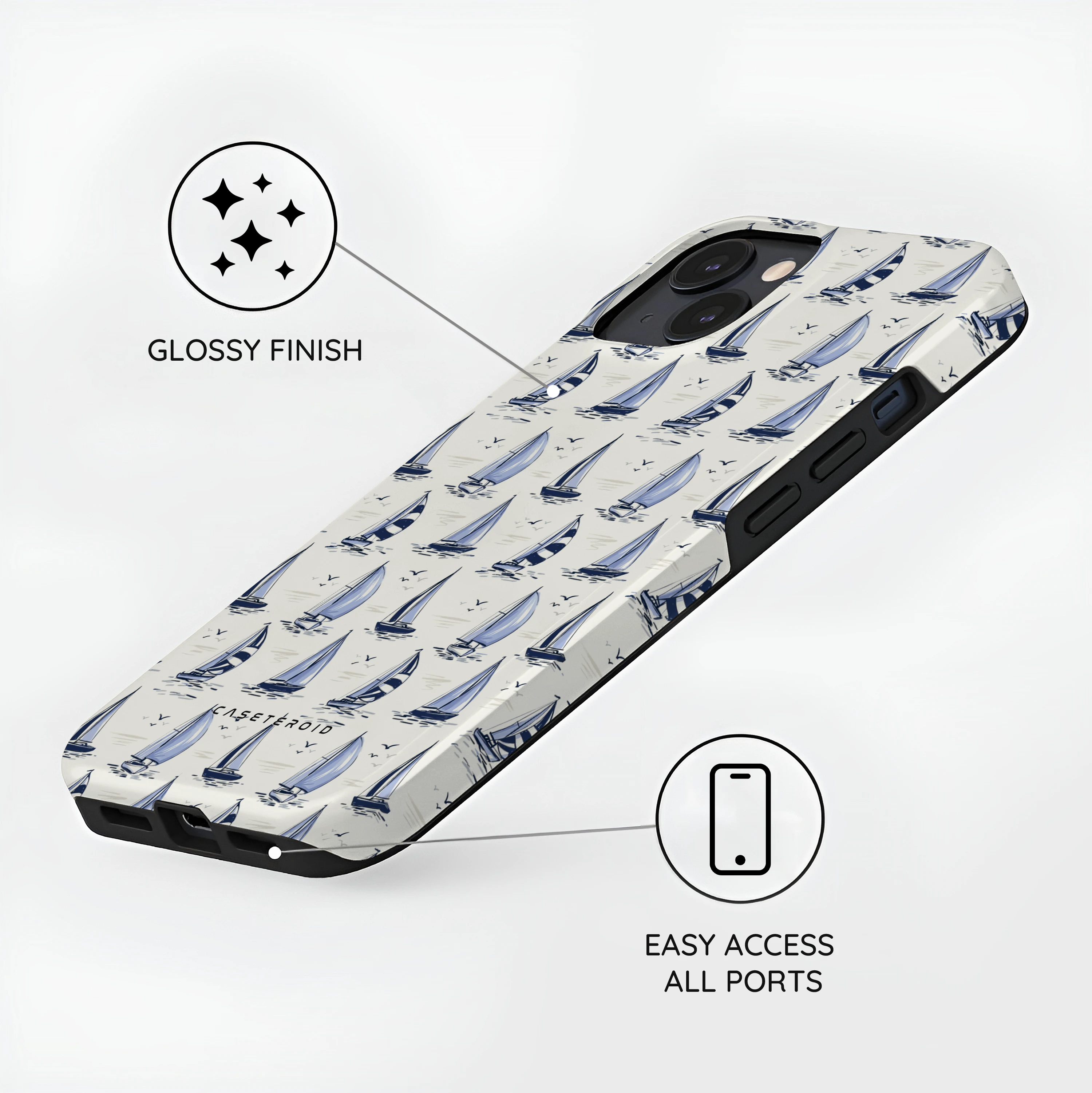 Sailing Away - iPhone 15 Plus Case
