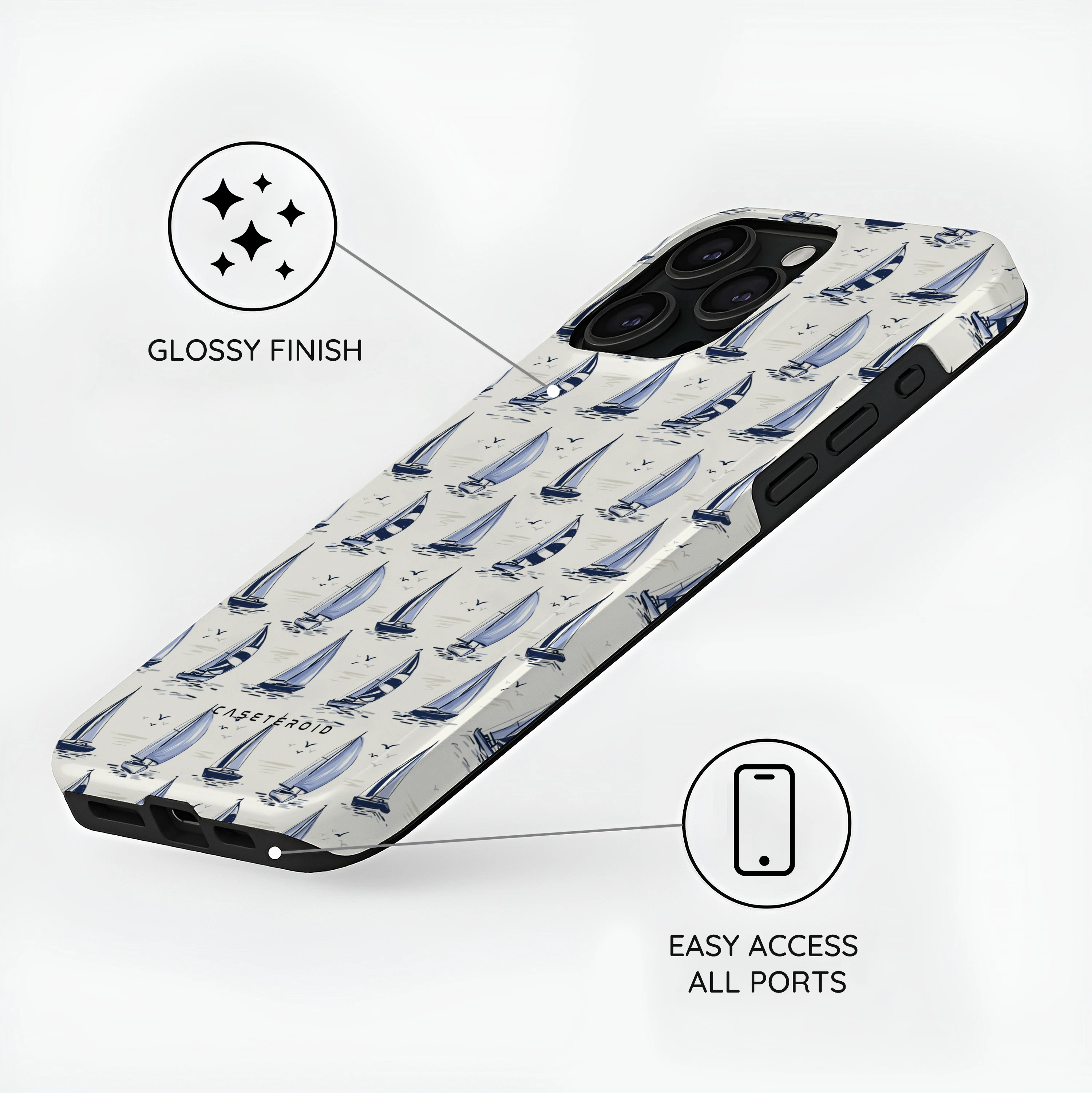 Sailing Away - iPhone 15 Pro Case