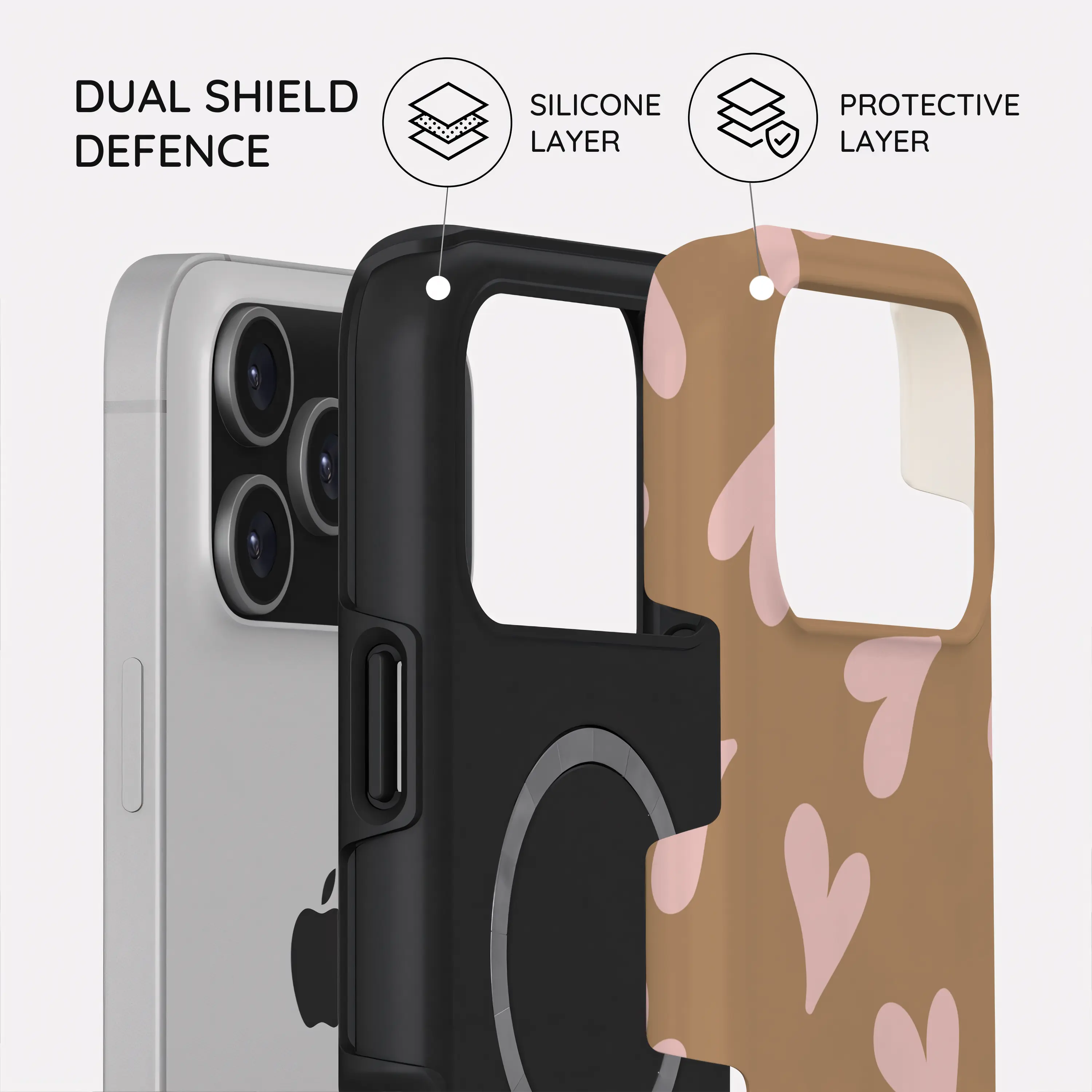 Sandy Hearts - iPhone 17 Pro Max Case