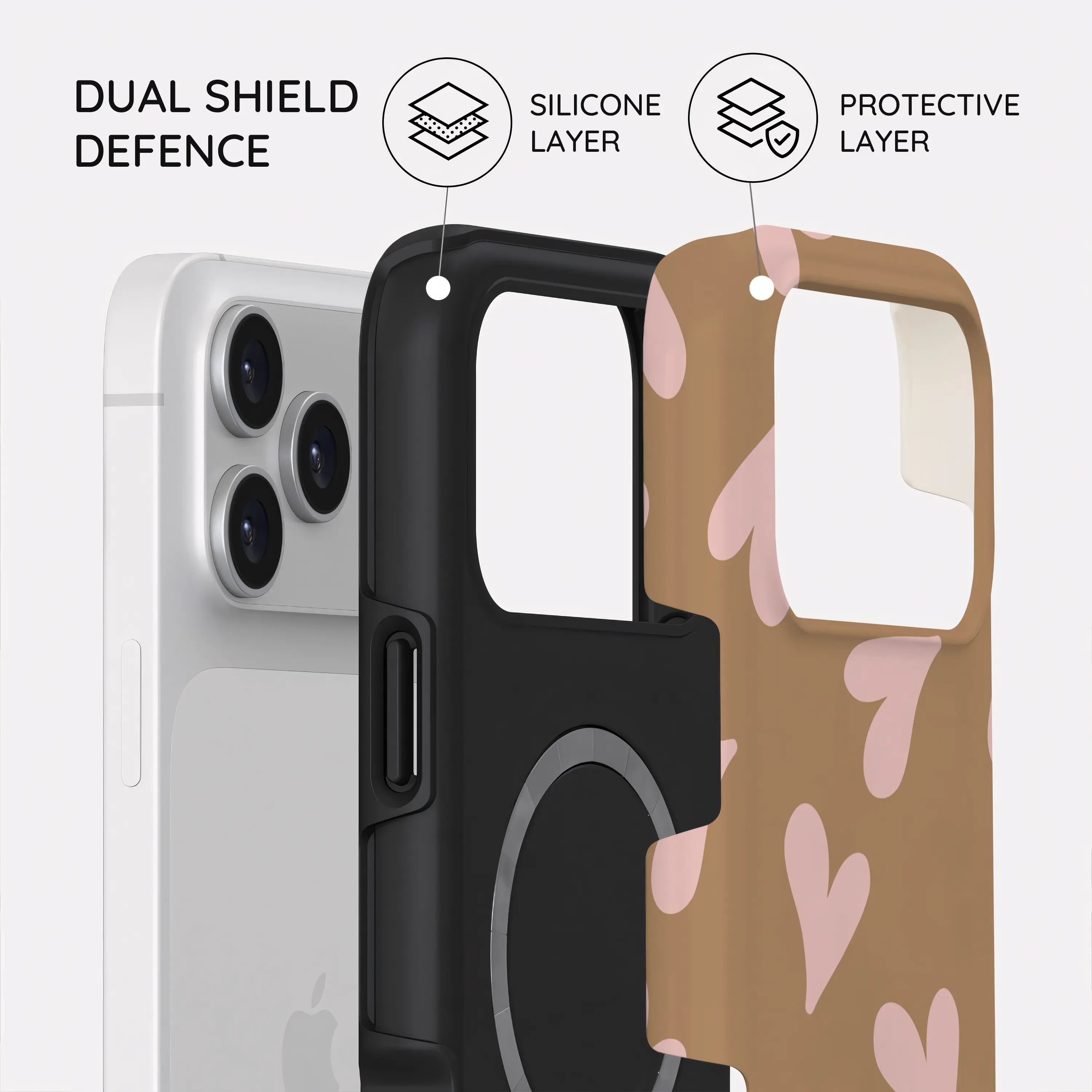 Sandy Hearts - iPhone 17 Pro Max Case
