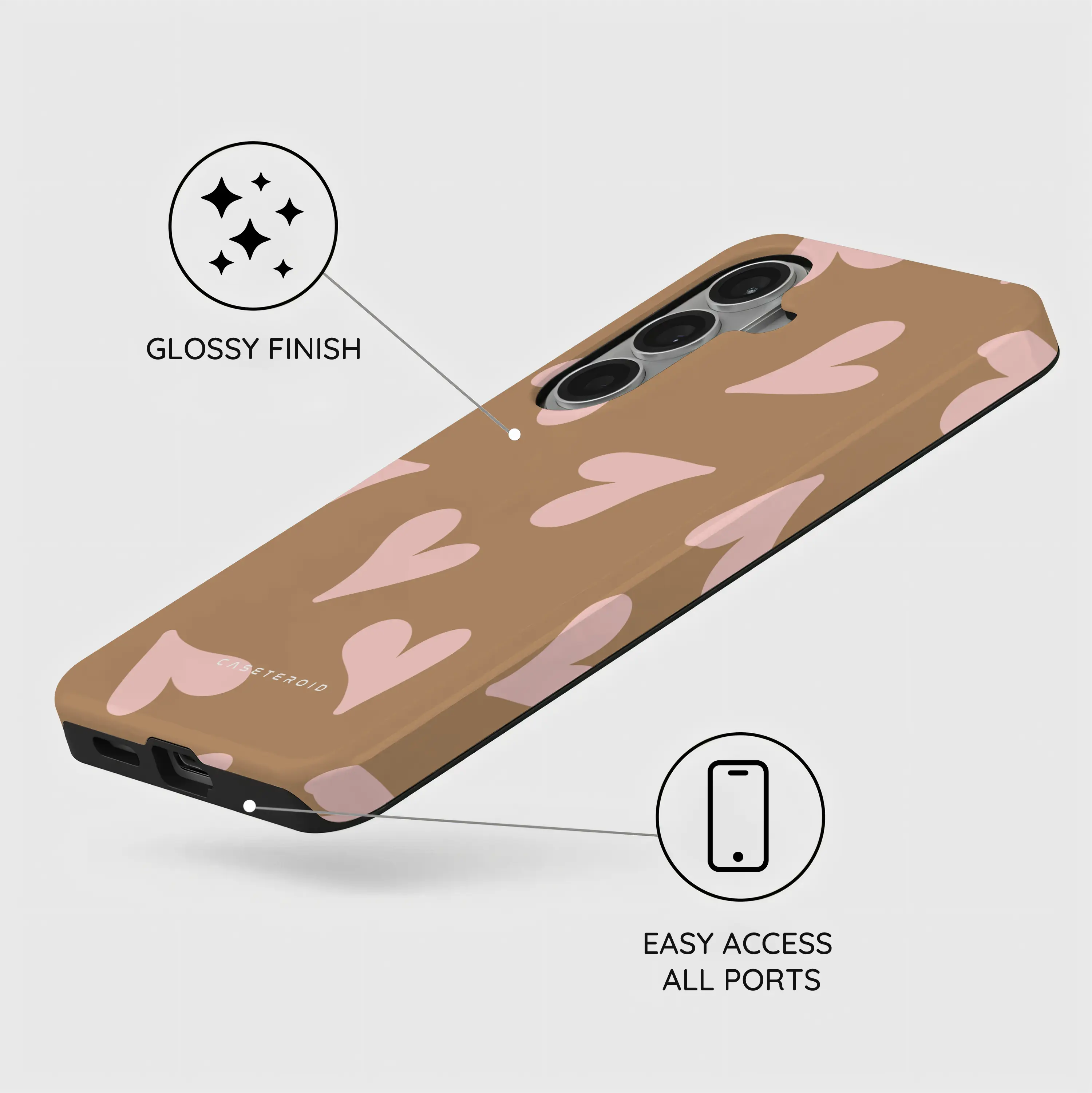 Sandy Hearts - Samsung Galaxy S26 Plus Case