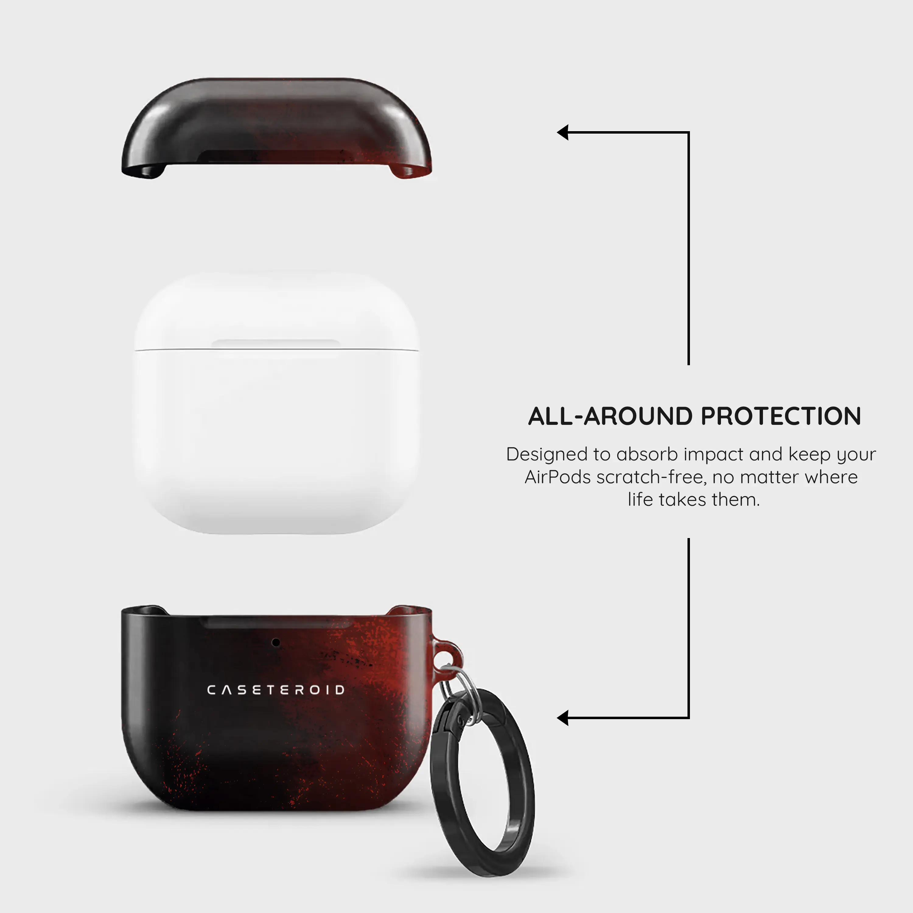 Scarlet Verde Armor - AirPods 4 Case