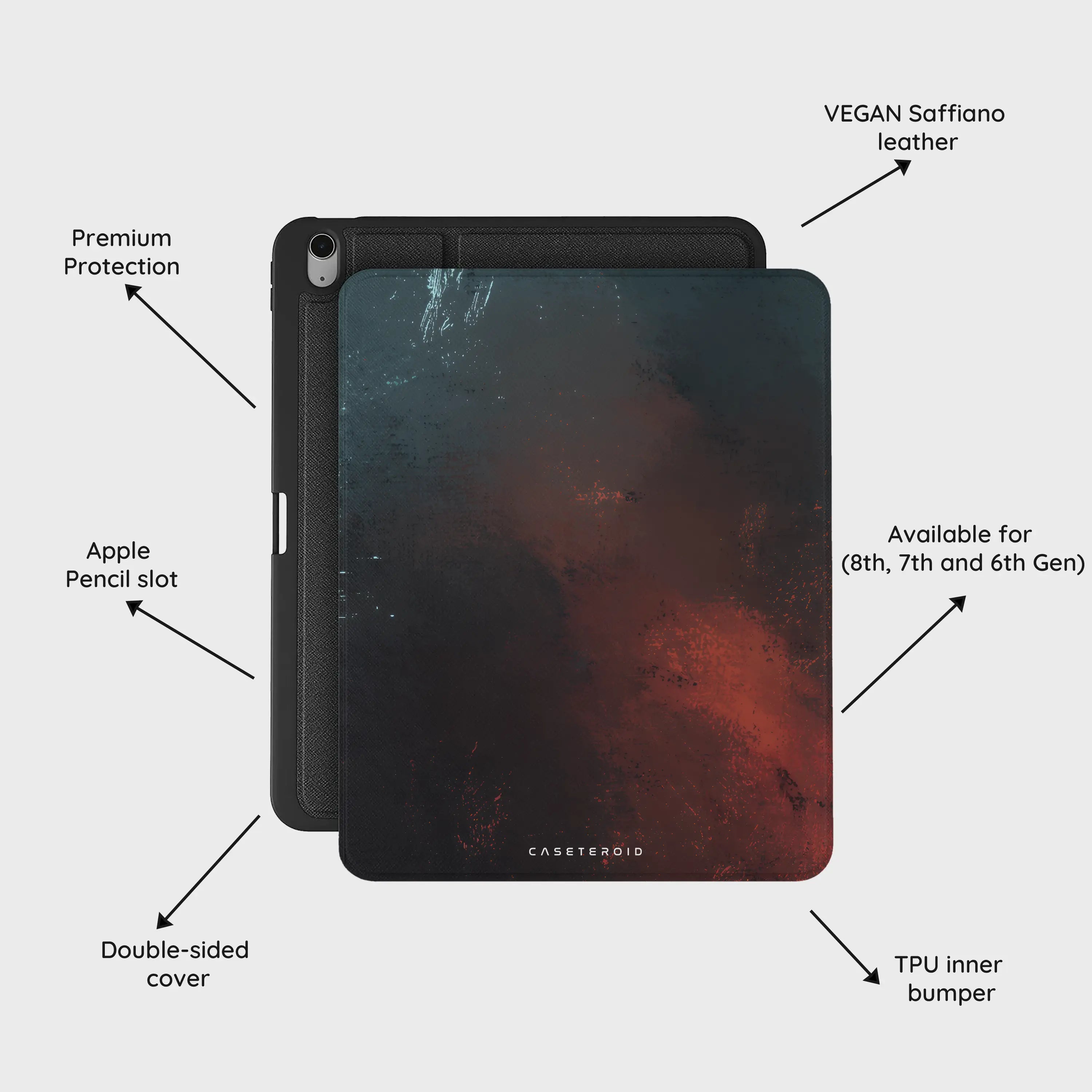 Scarlet Verde Armor - iPad Air 13 (8th/7th/6th Gen) Case