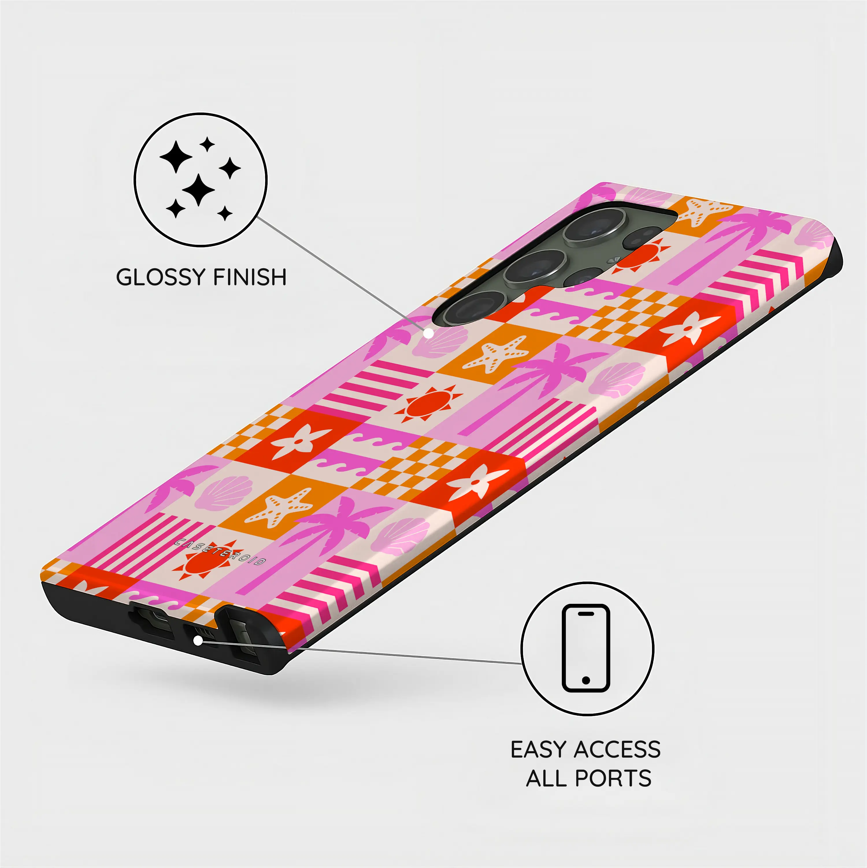 Seaside Shuffle - Samsung Galaxy S23 Ultra Case