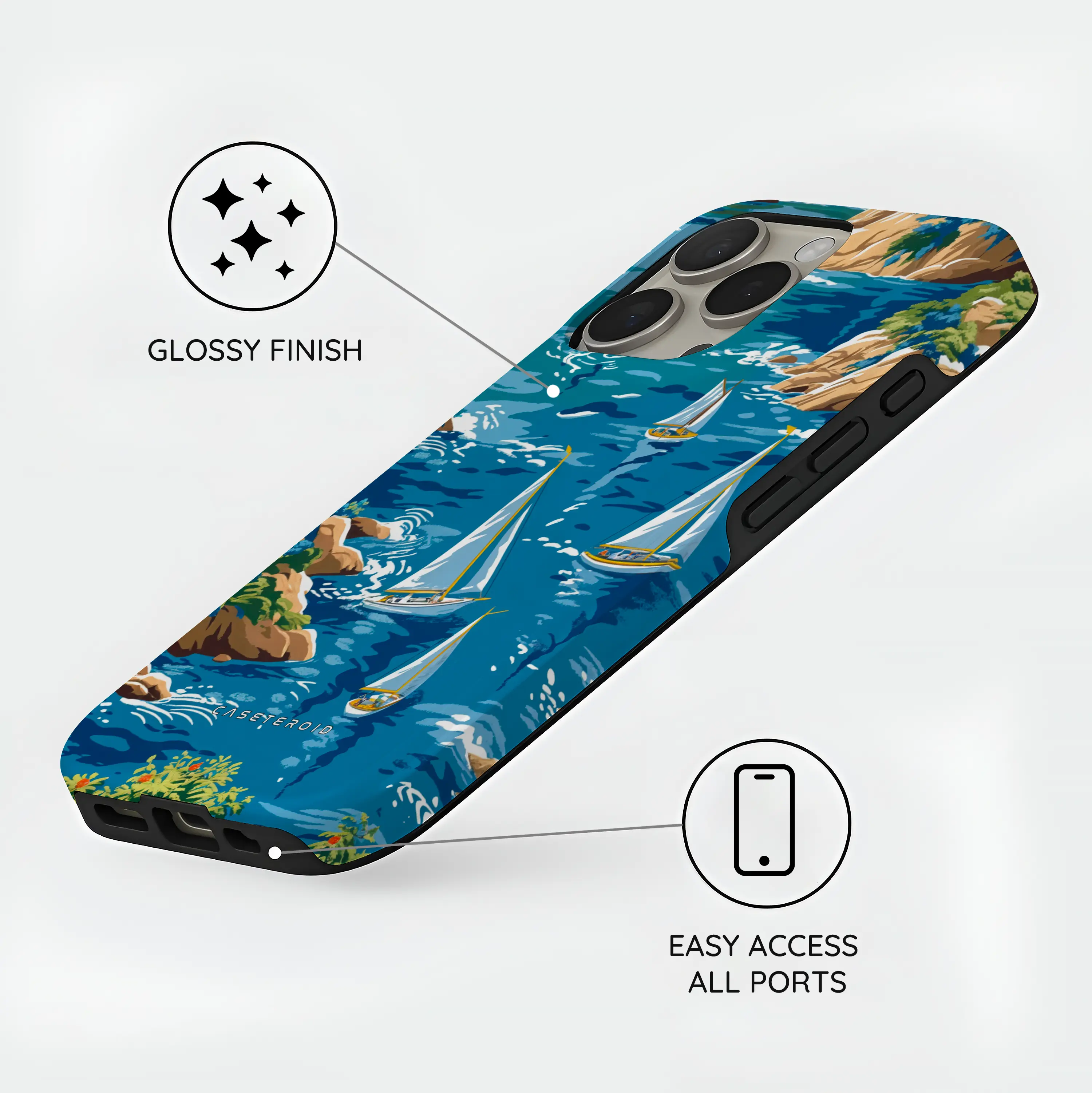 Seaside Voyager - iPhone 16 Pro Max Case
