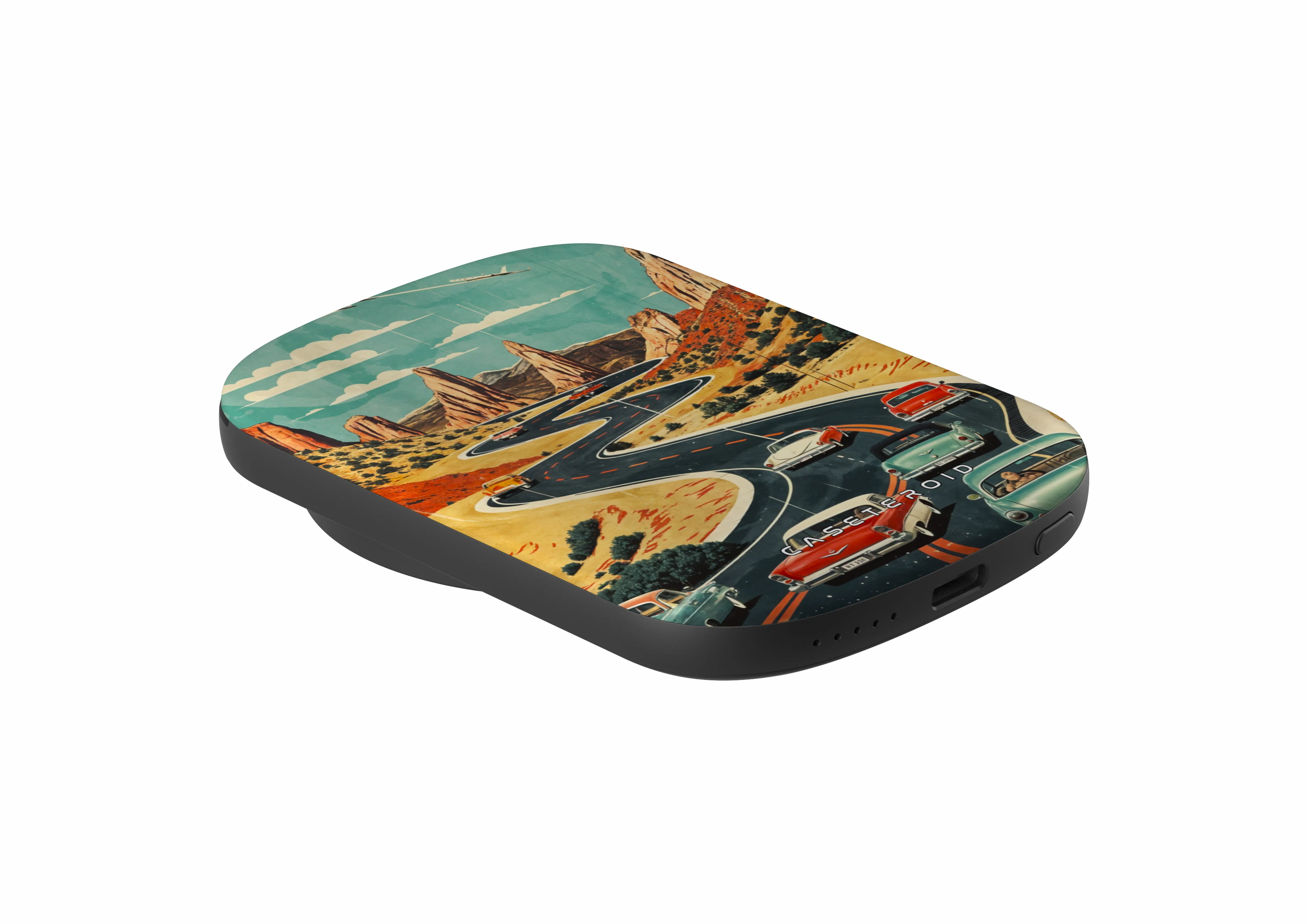 Vintage Journey Route - ChargePod MagSafe Power Bank