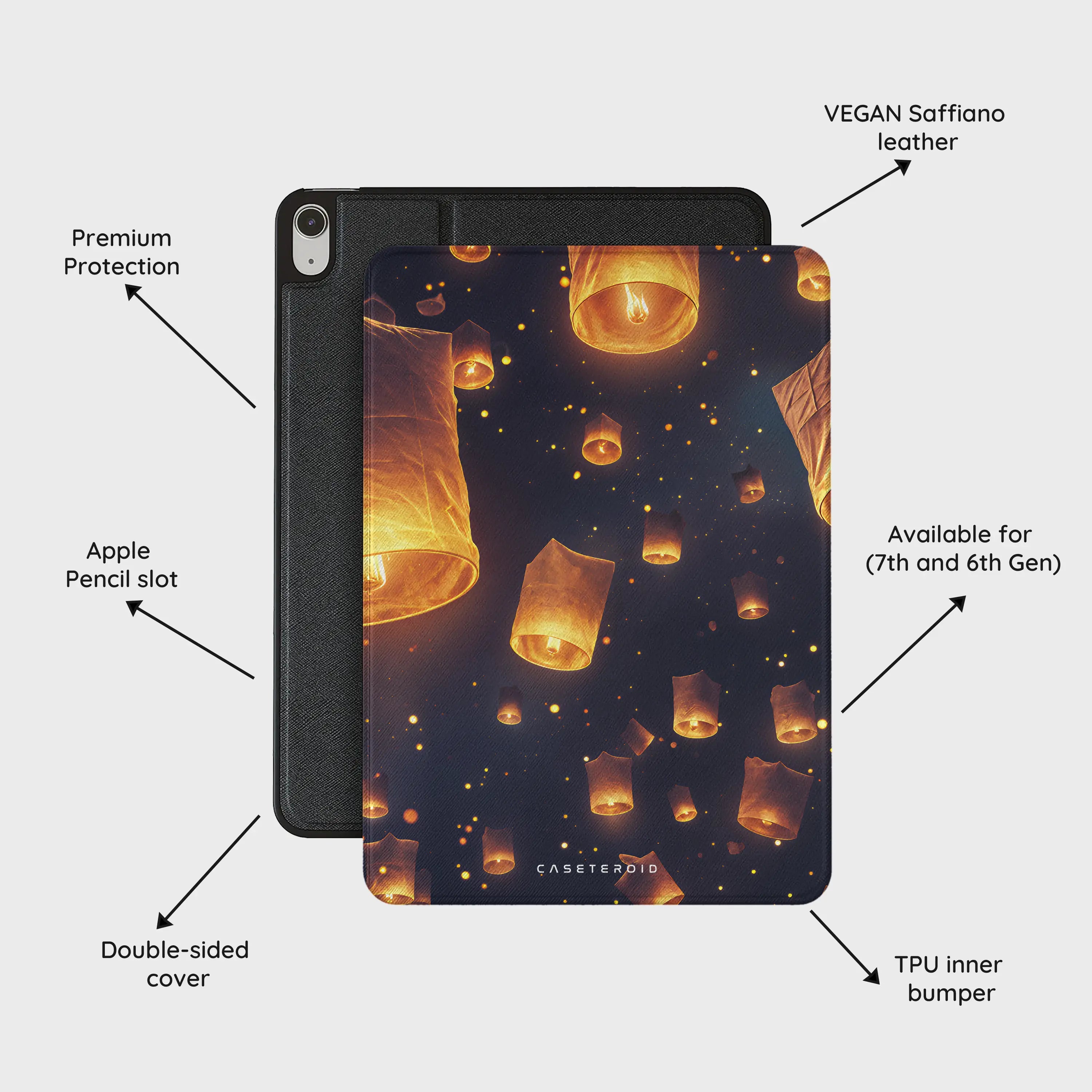 Sky Lantern Festival - iPad Air 11 (7th/6th Gen) Case