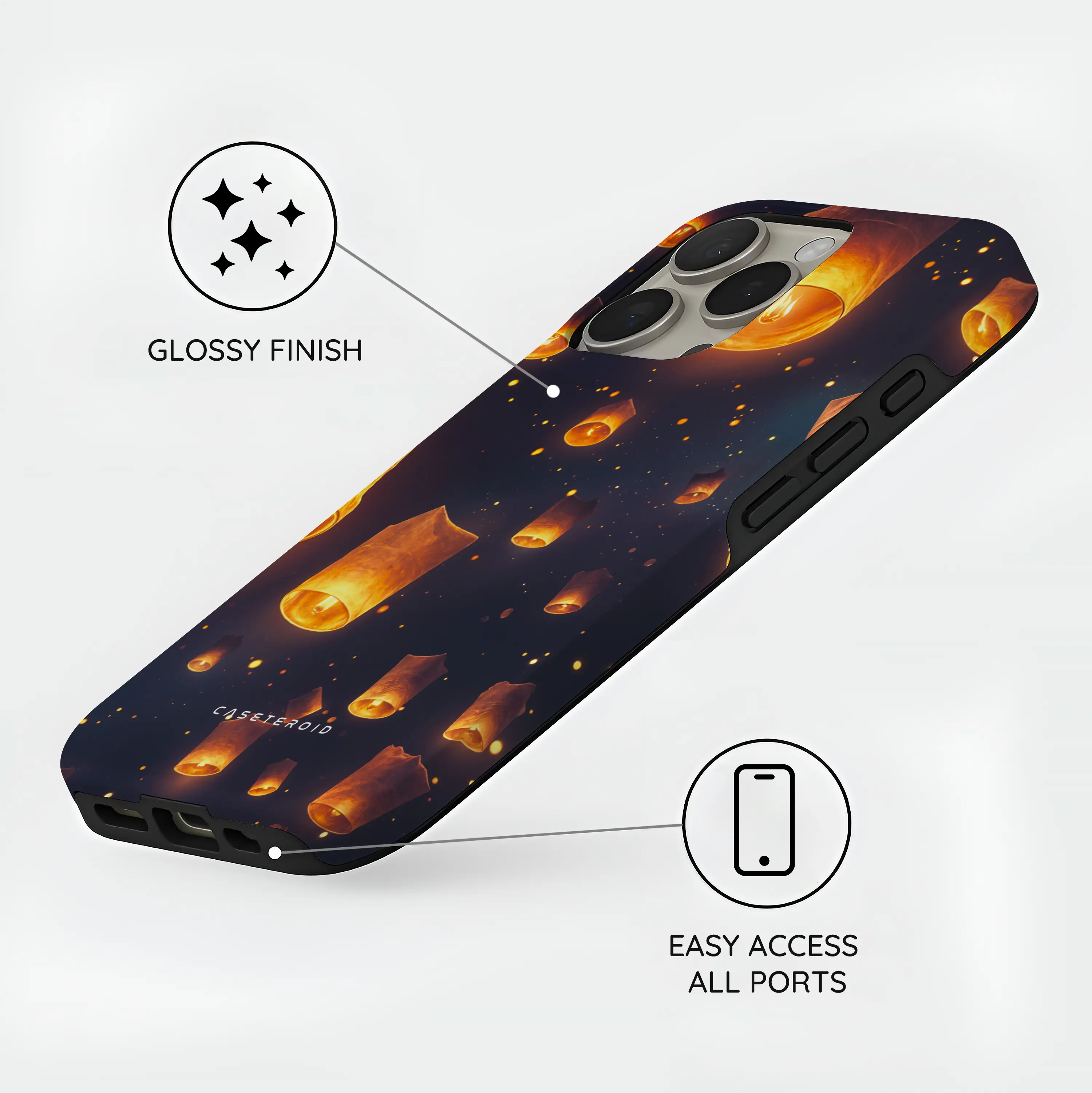 Sky Lantern Festival - iPhone 16 Pro Max Case