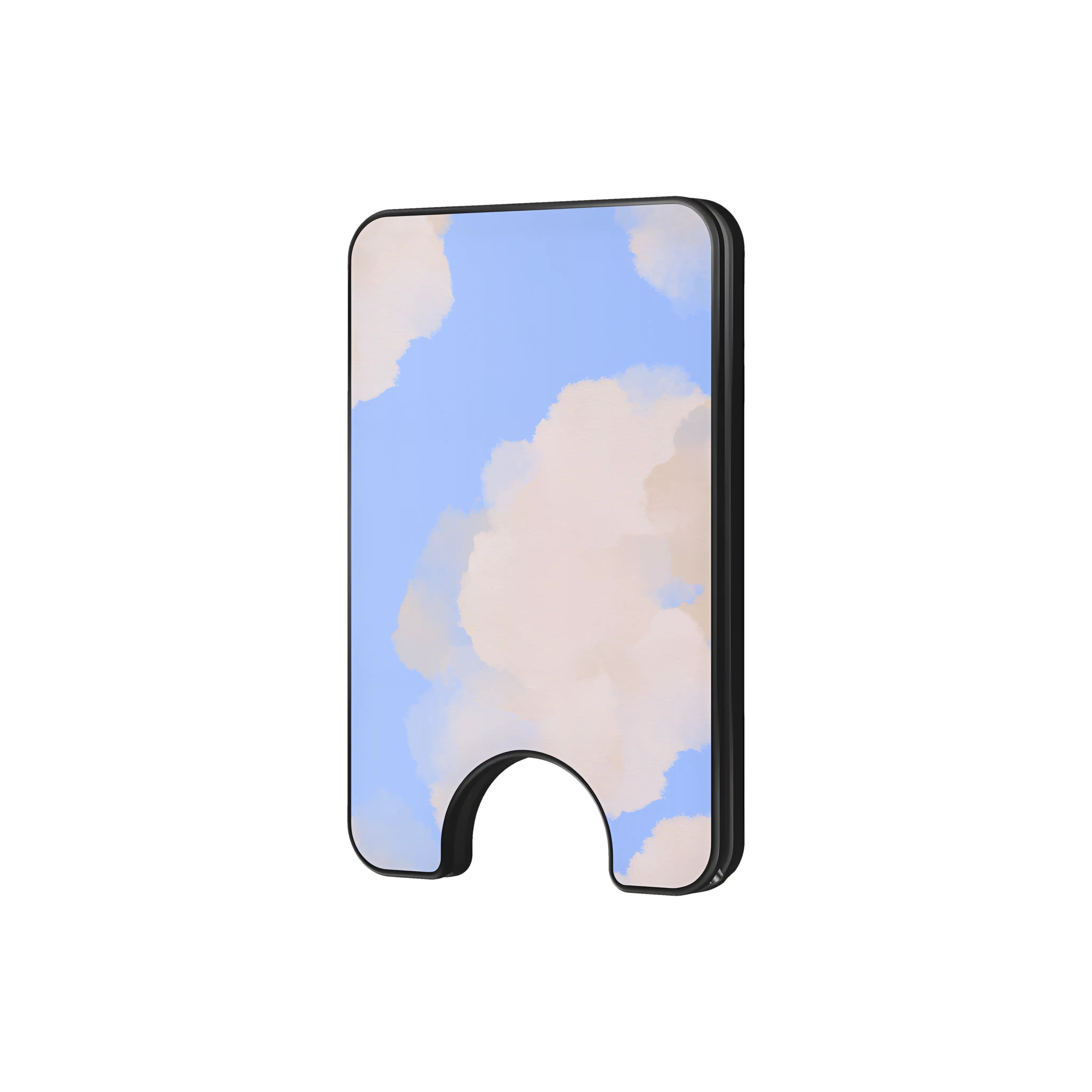 Skyline Serenity - Magnetic Wallet & Stand