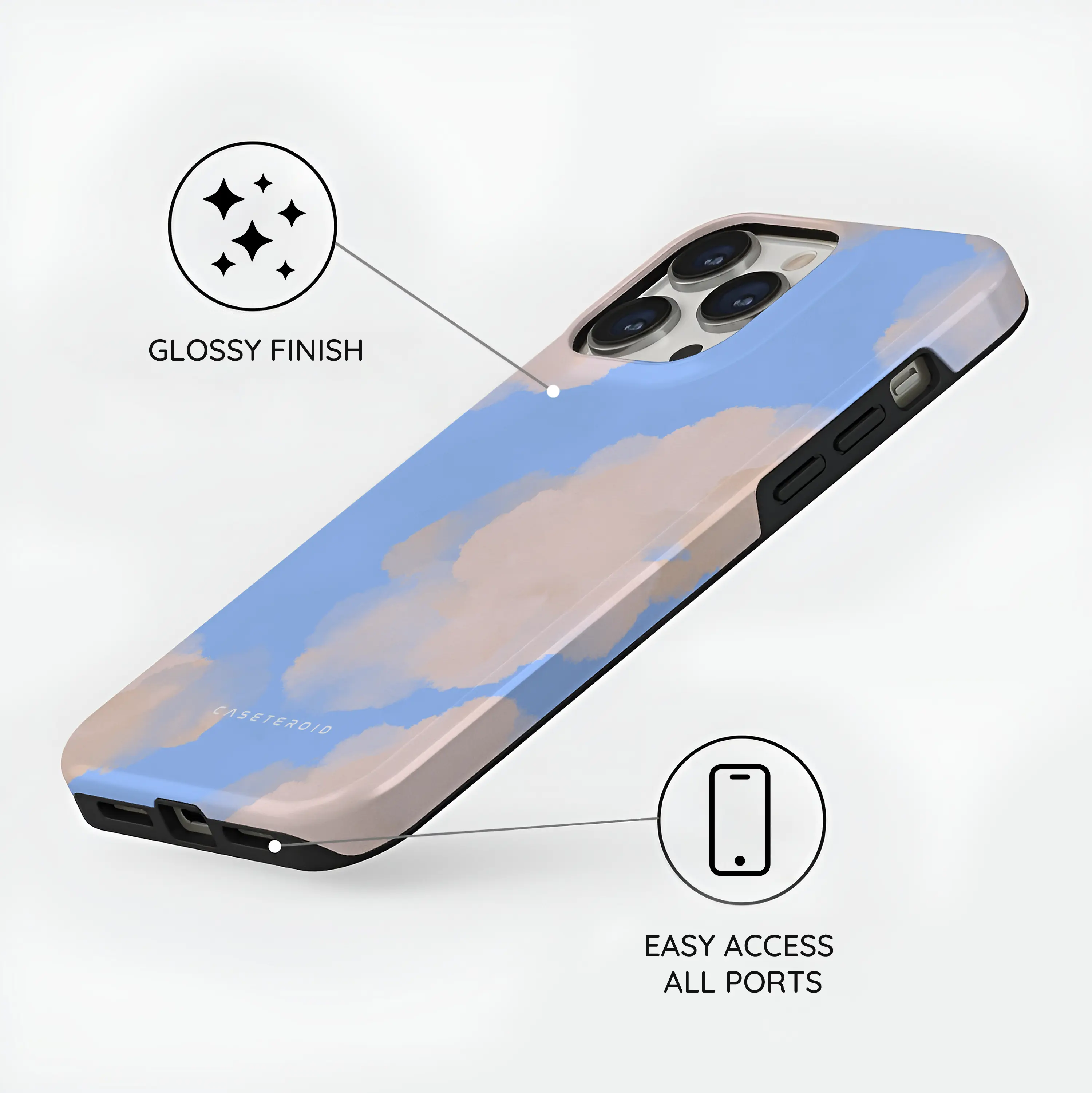Skyline Serenity - iPhone 14 Pro Max Case