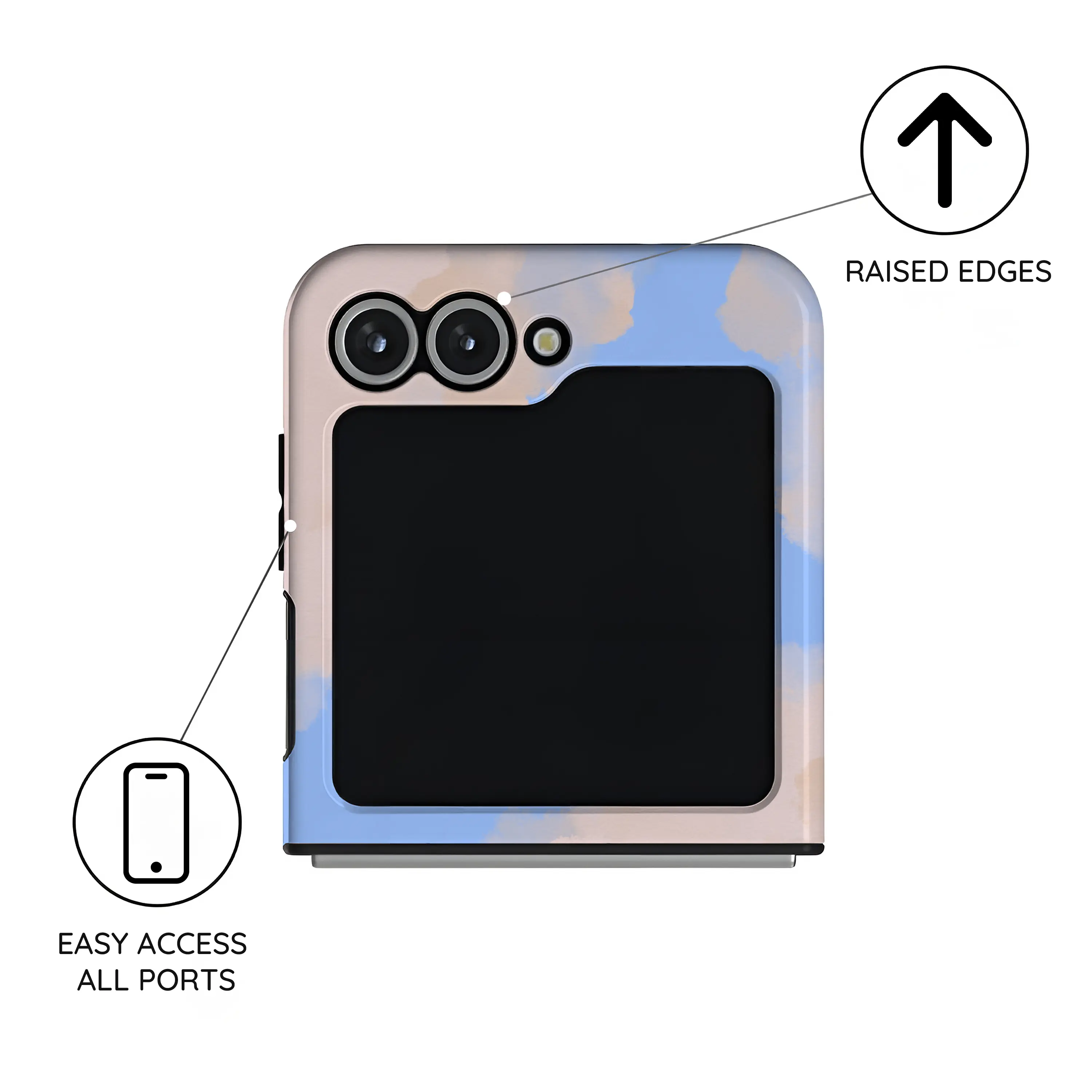 Skyline Serenity - Samsung Galaxy Z Flip 6 Case