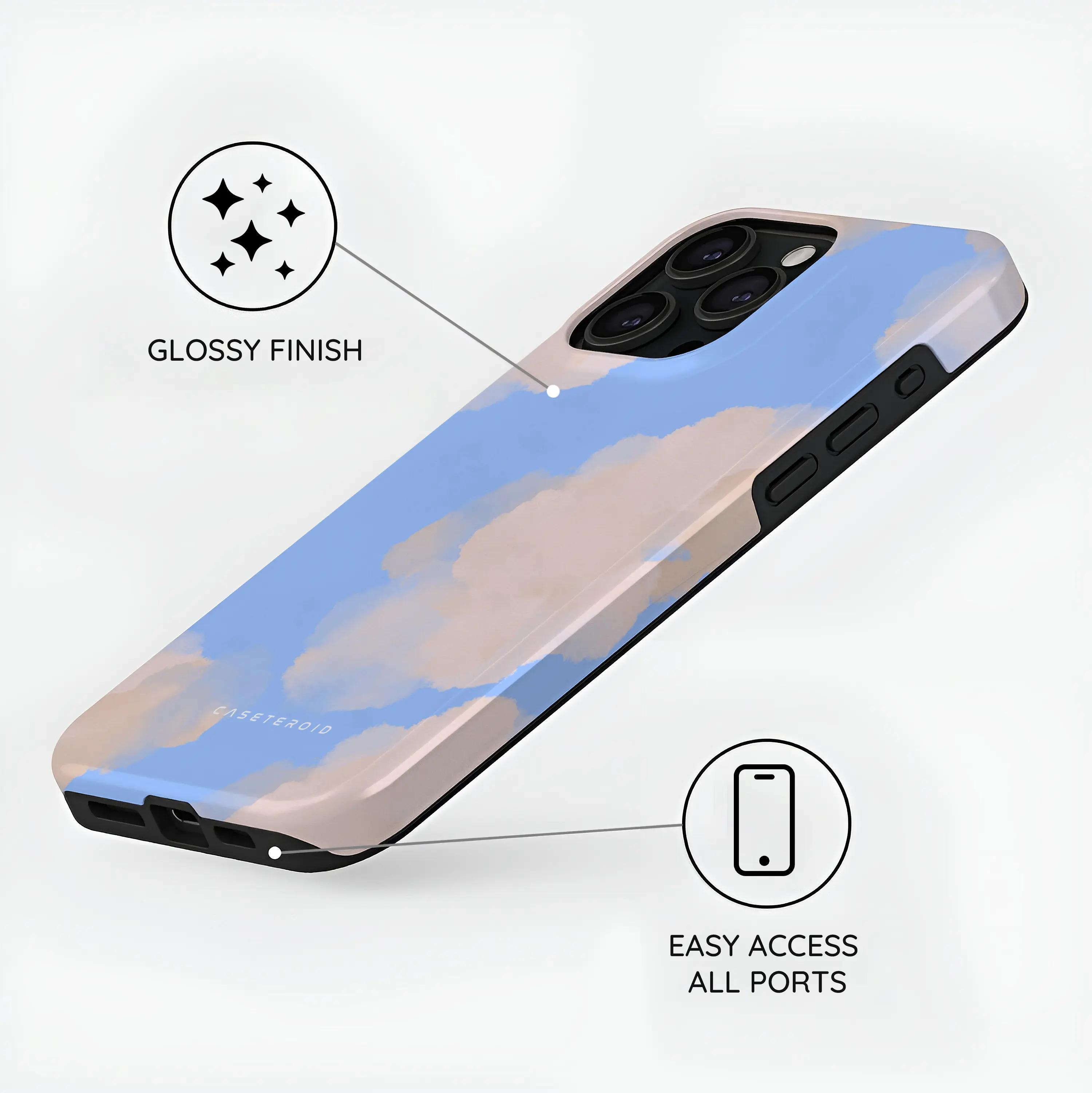 Skyline Serenity - iPhone 15 Pro Case