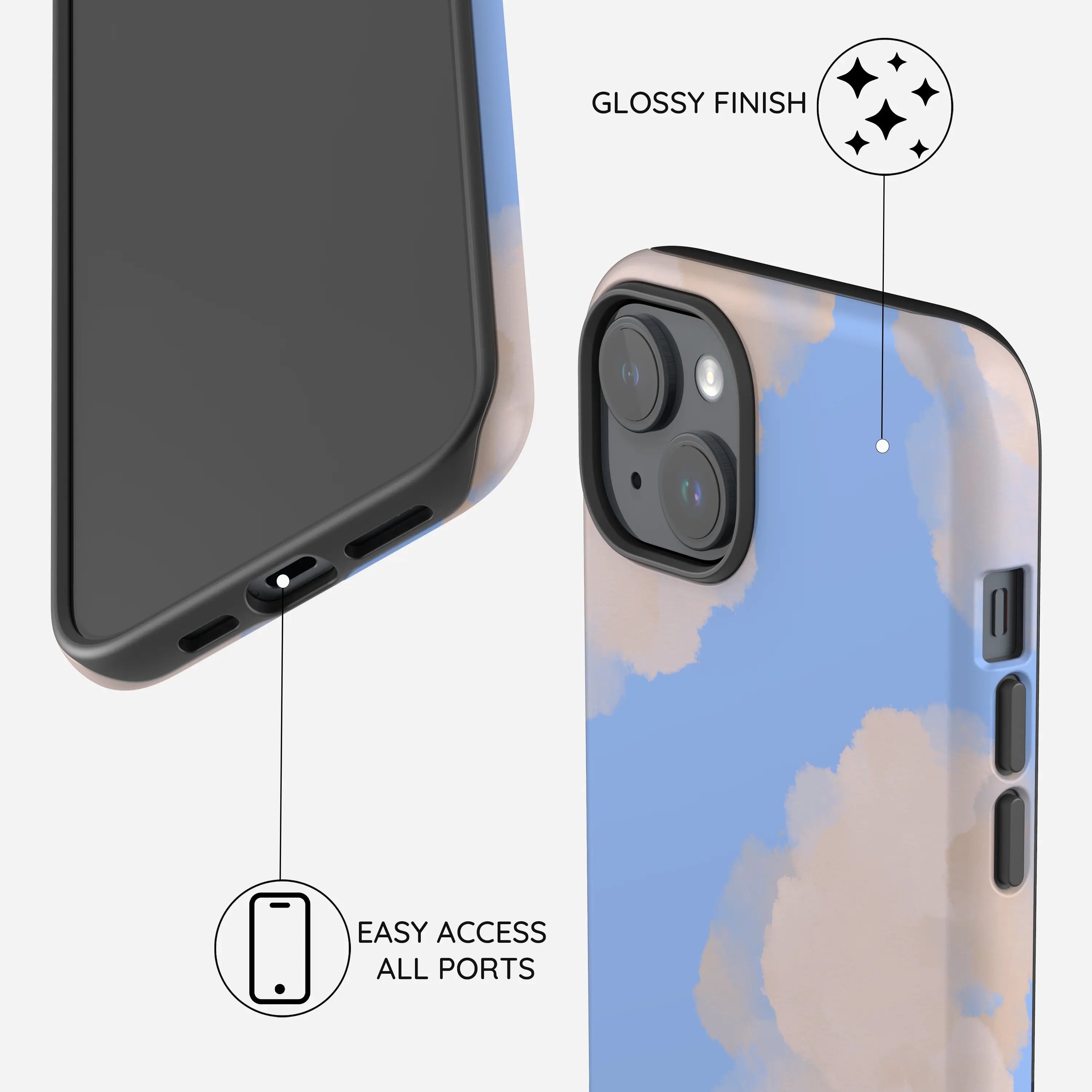 Skyline Serenity - iPhone 15 Plus Case