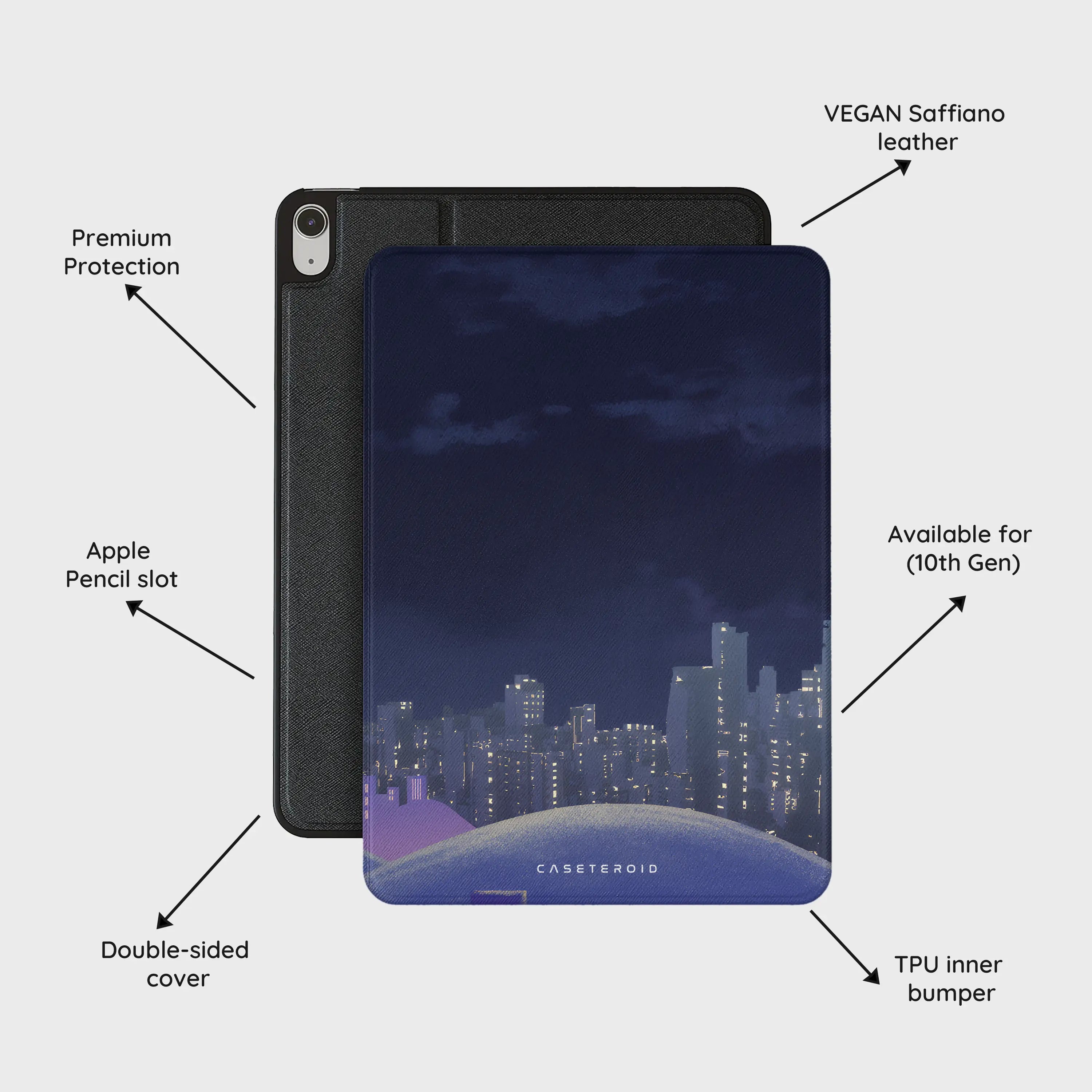 Sleepy City - iPad 10.9 (10th Gen) Case