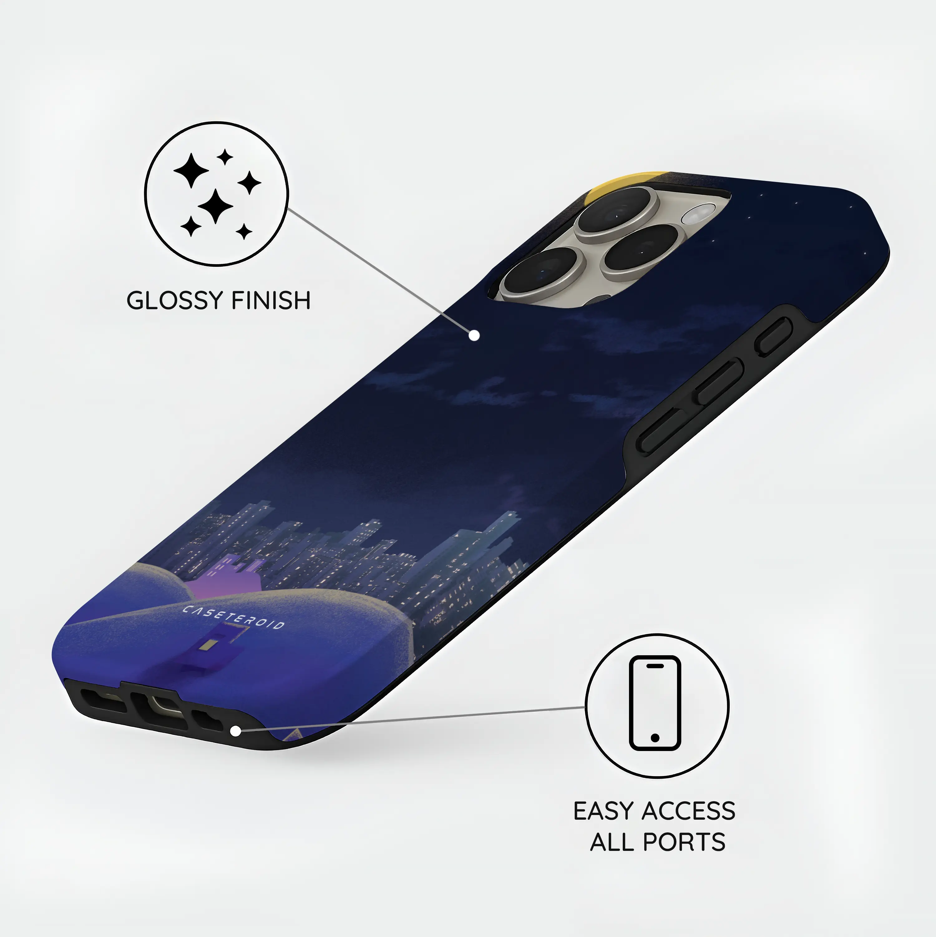 Sleepy City - iPhone 16 Pro Max Case