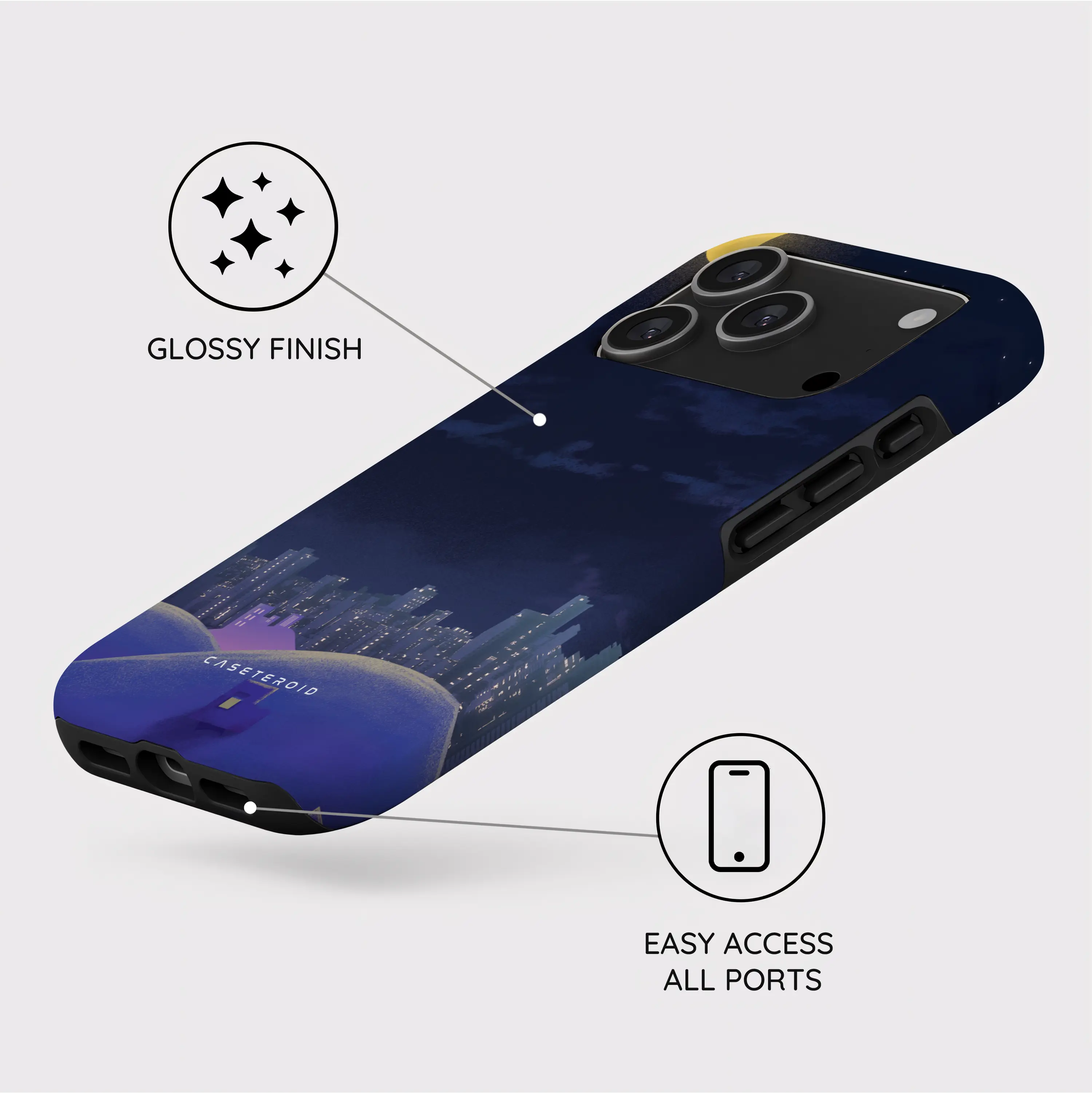 Sleepy City - iPhone 17 Pro Case