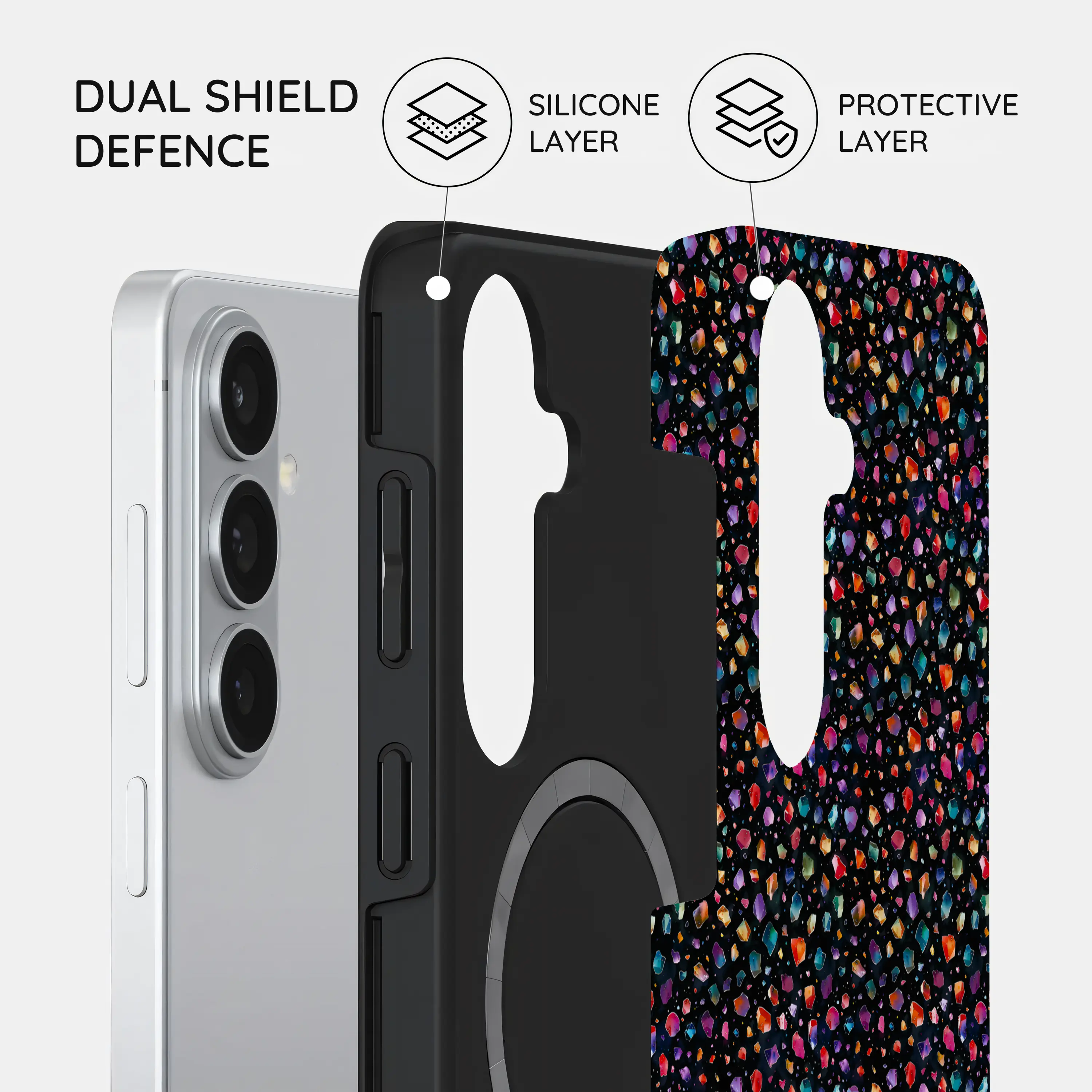 Spectrum Storm - Samsung Galaxy S26 Case