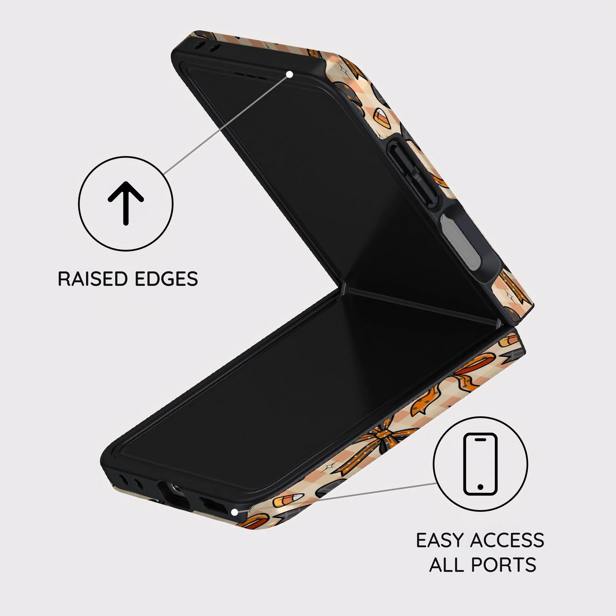 Spooky Coquette - Samsung Galaxy Z Flip 8 Case