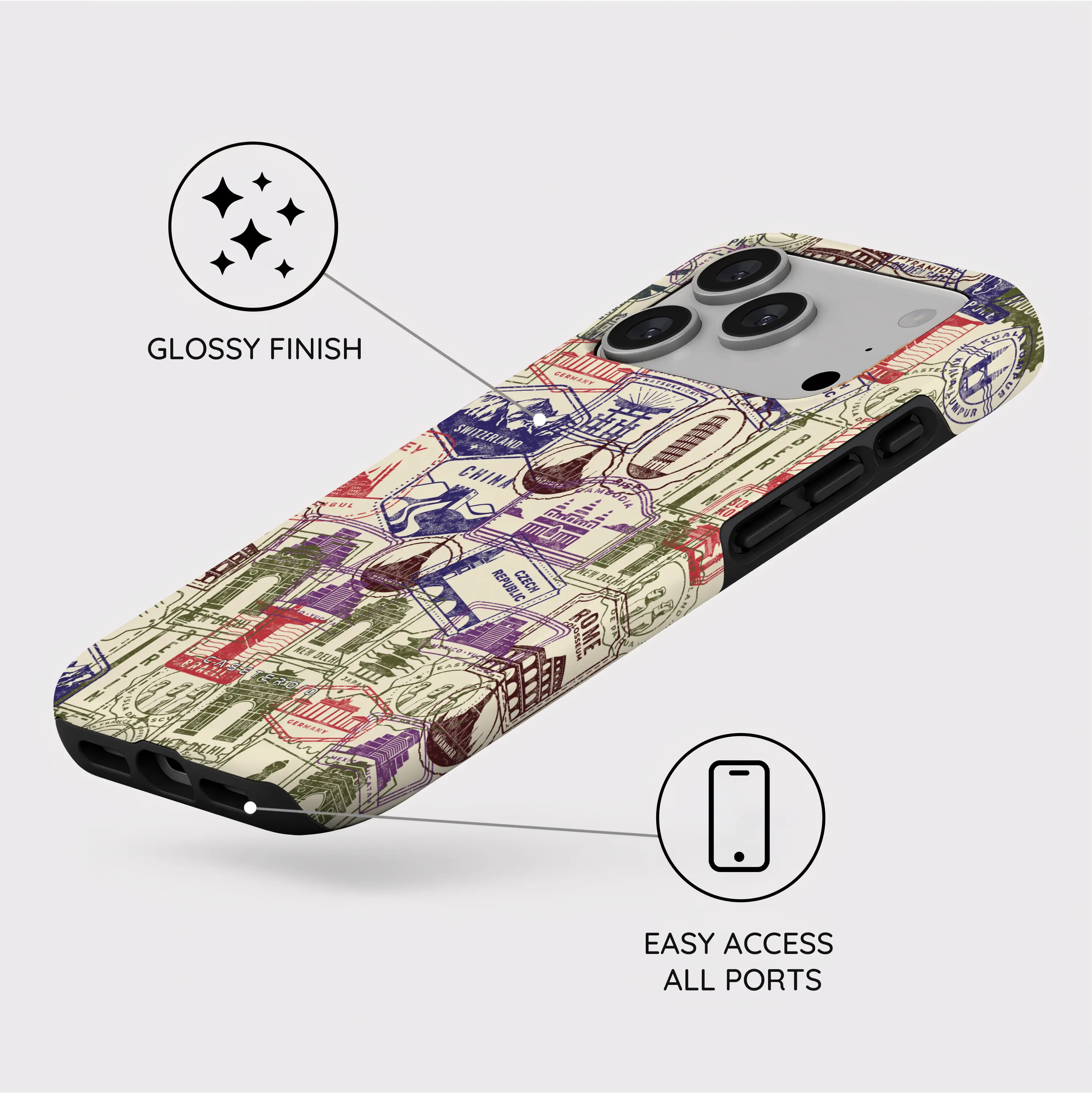 Stamps - iPhone 17 Pro Case