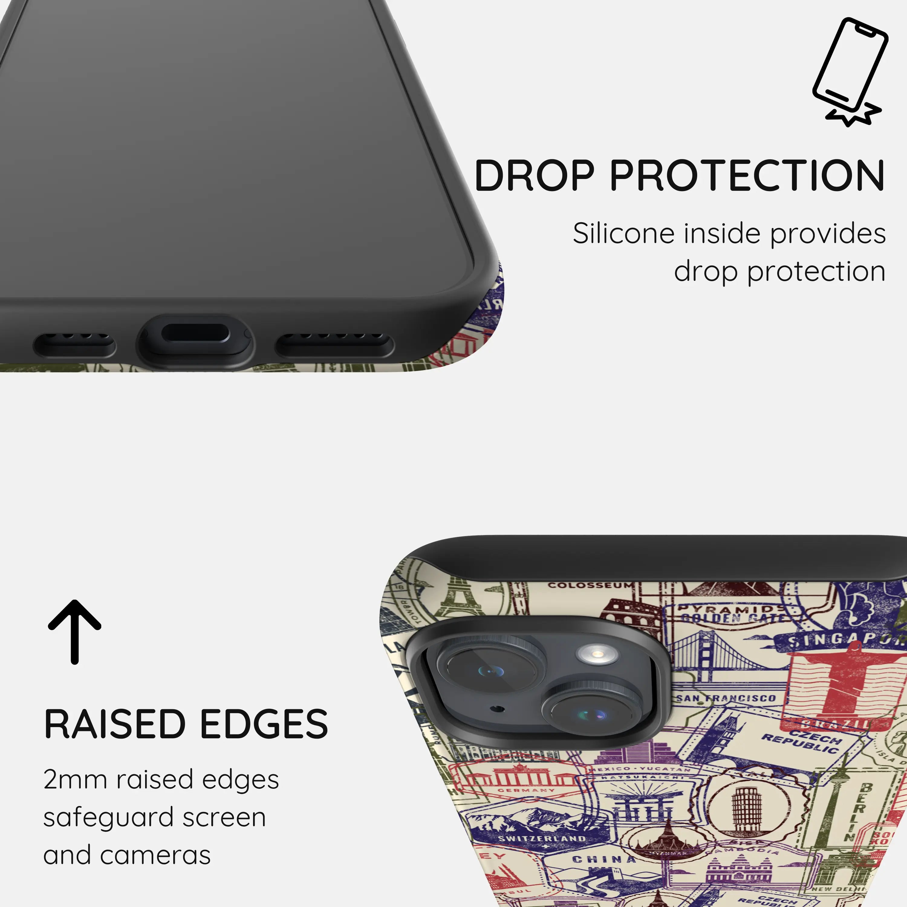 Stamps - iPhone 15 Plus Case