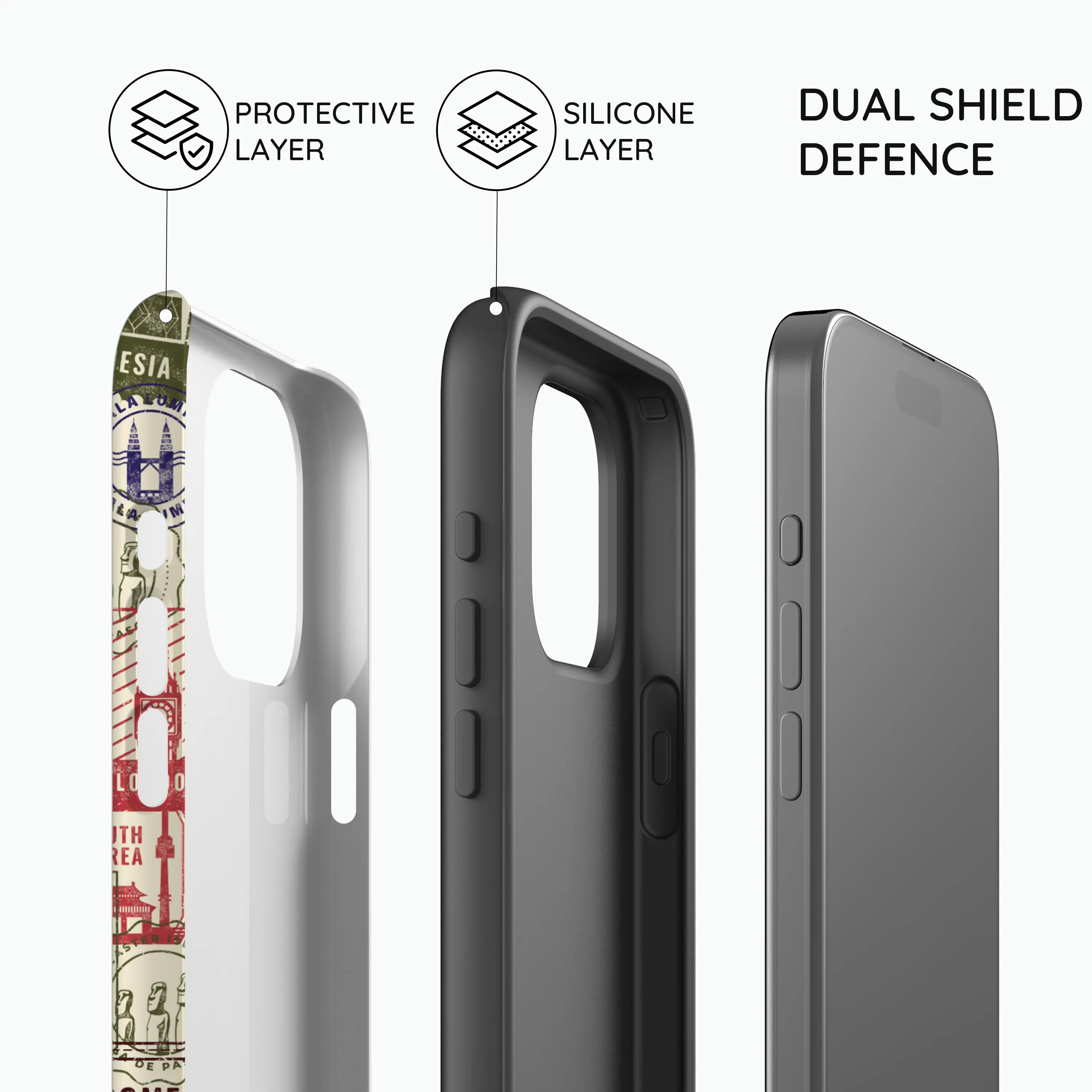 Stamps - iPhone 15 Pro Case