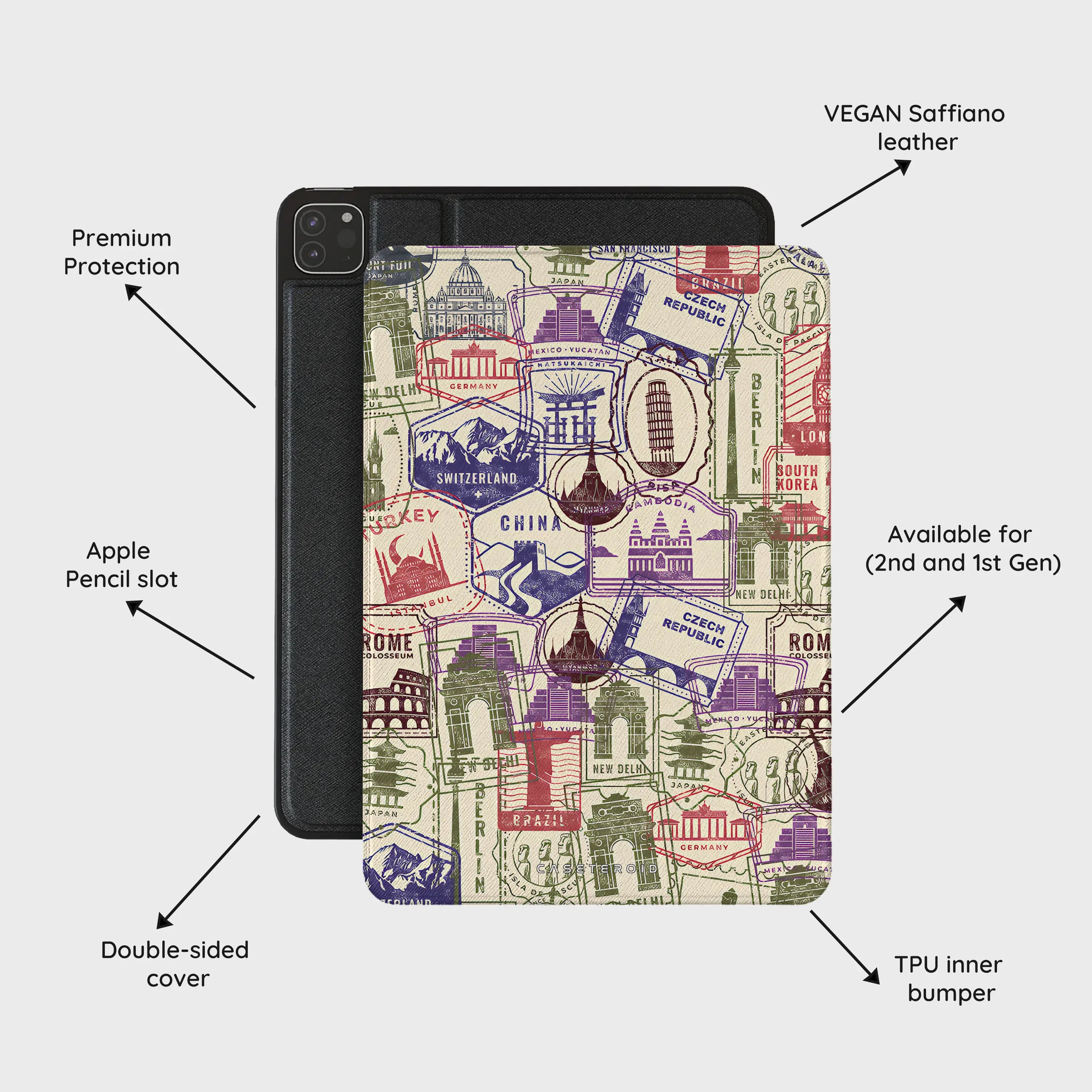 Stamps - iPad Pro 11 (2nd/1st Gen) Case