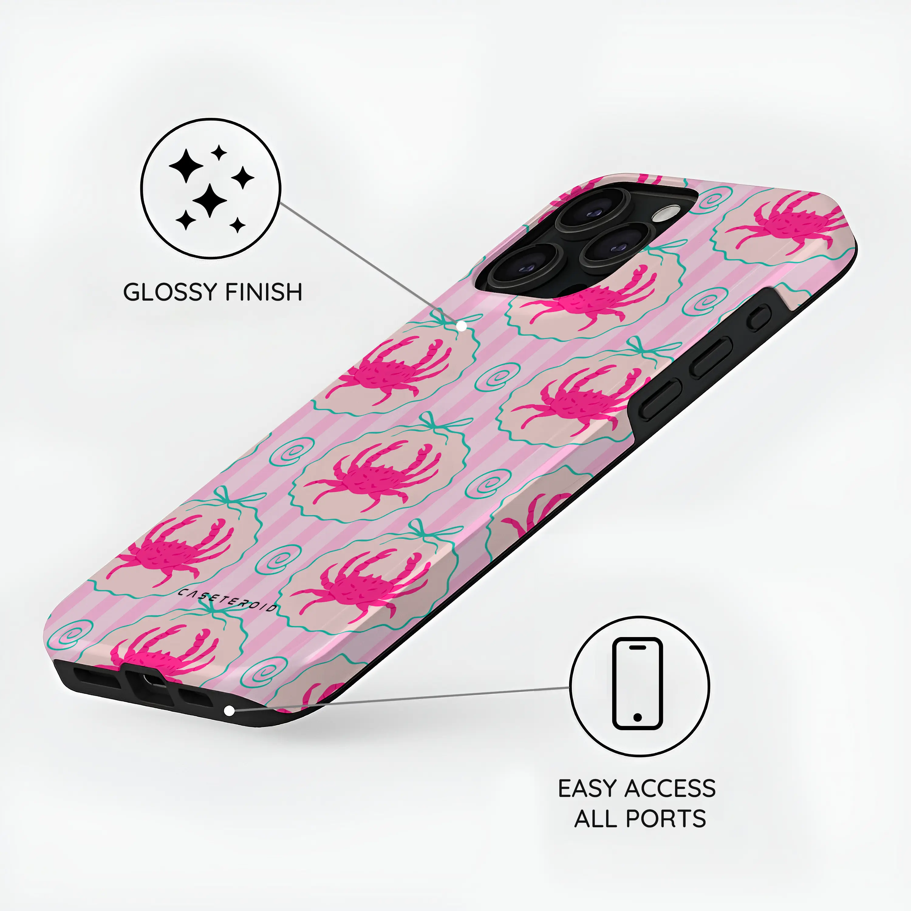 Sugar Crabs - iPhone 15 Pro Case