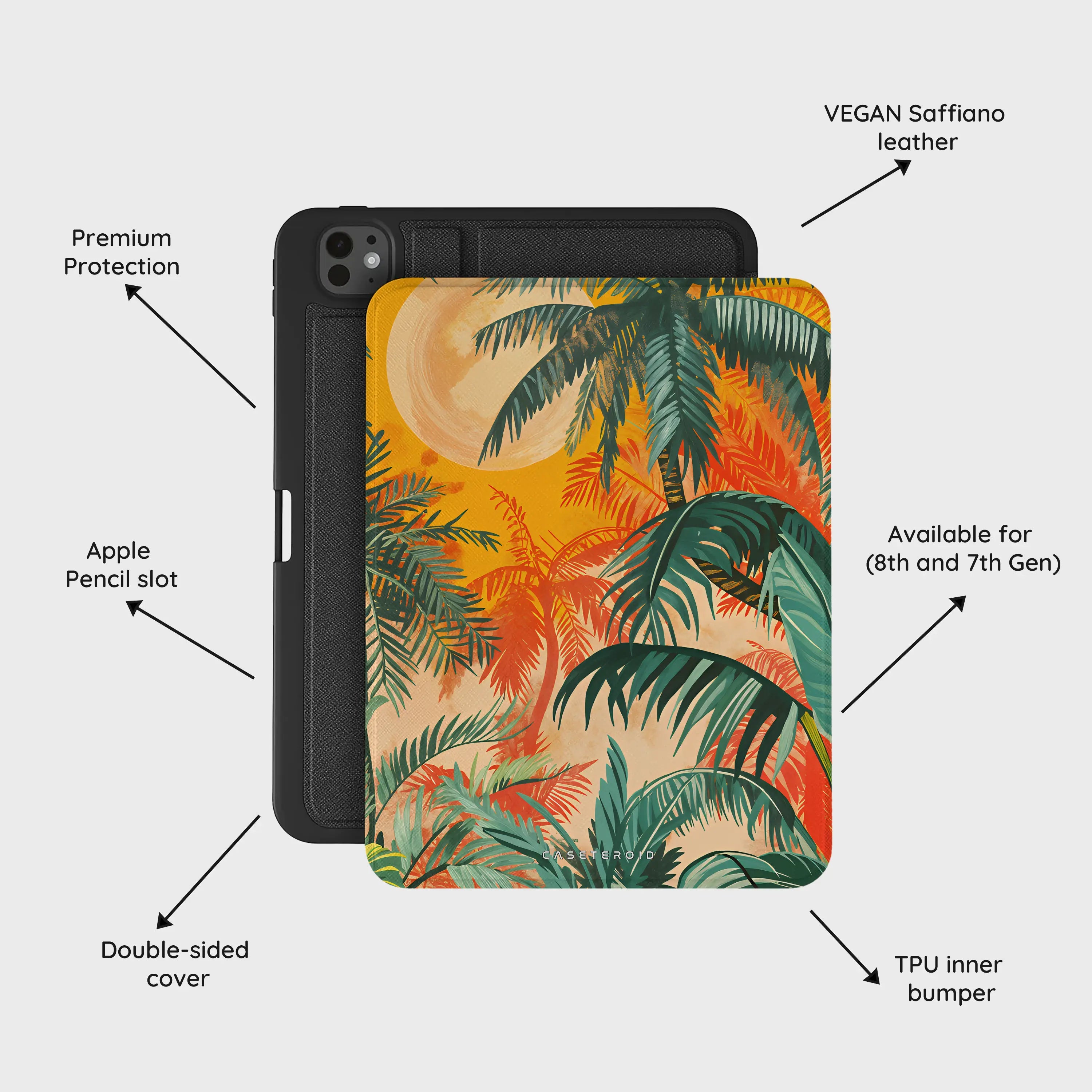 Sunset Shores Symphony - iPad Pro 11 (8th/7th Gen) Case