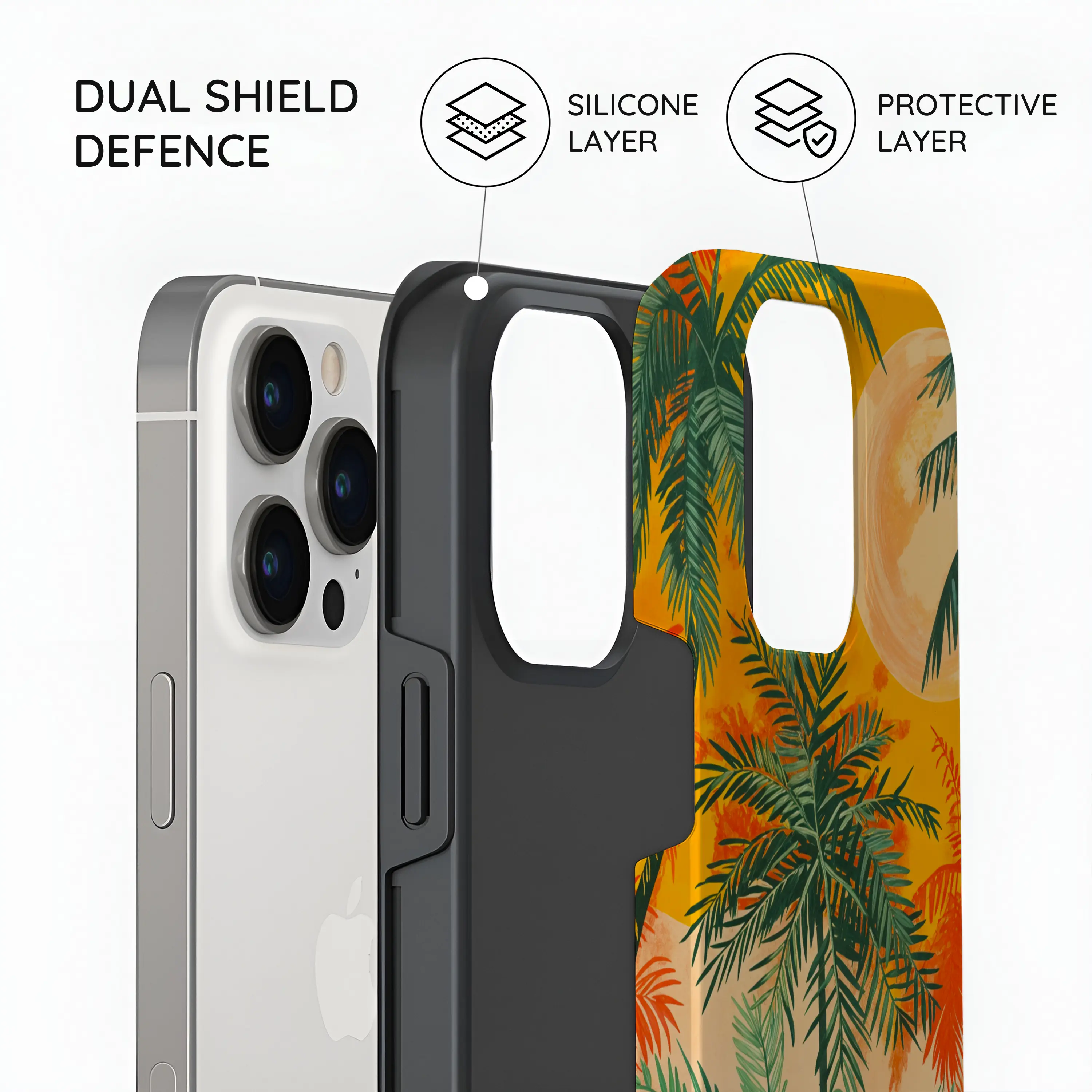 Sunset Shores Symphony - iPhone 13 Pro Case
