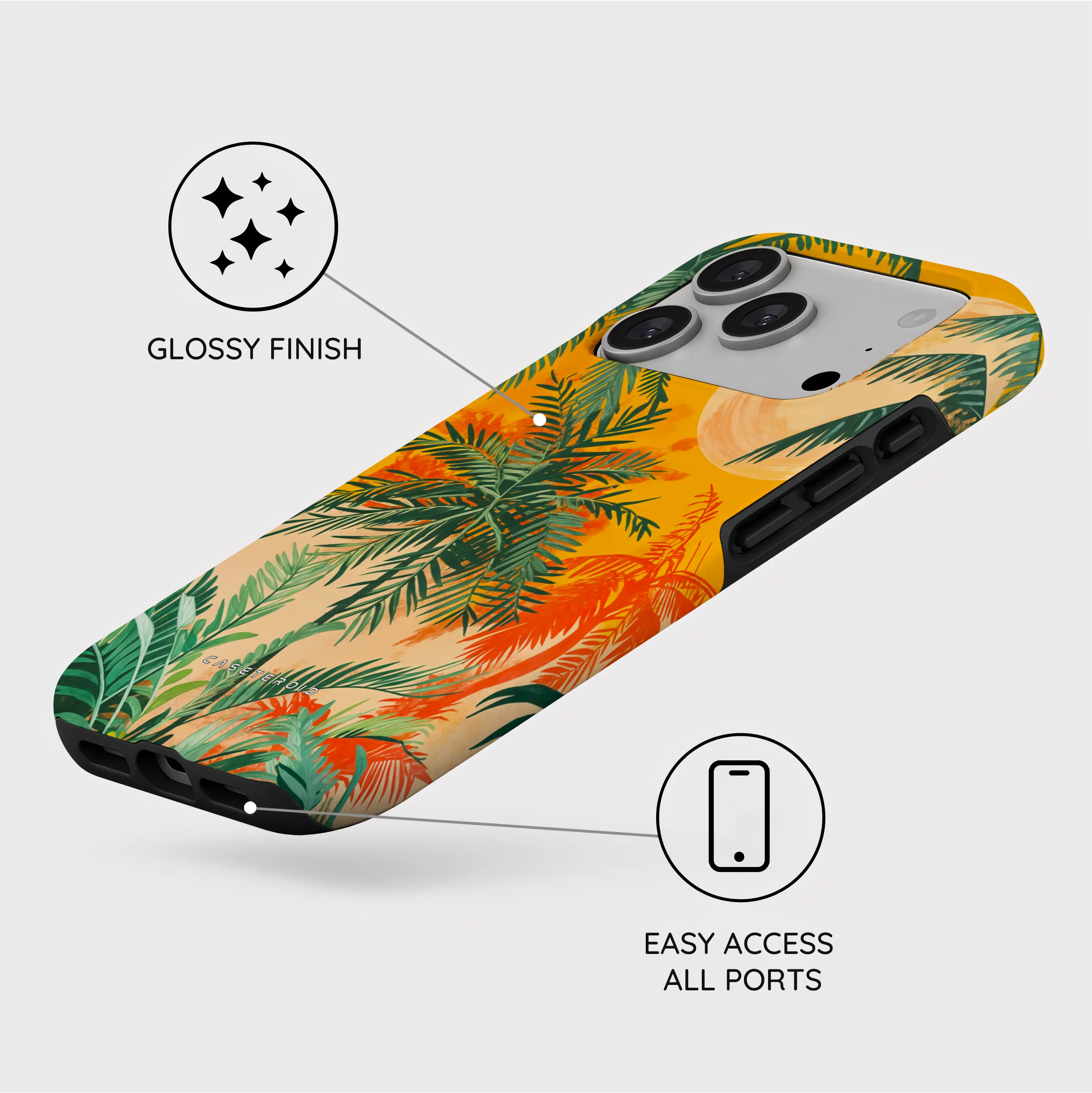 Sunset Shores Symphony - iPhone 17 Pro Case