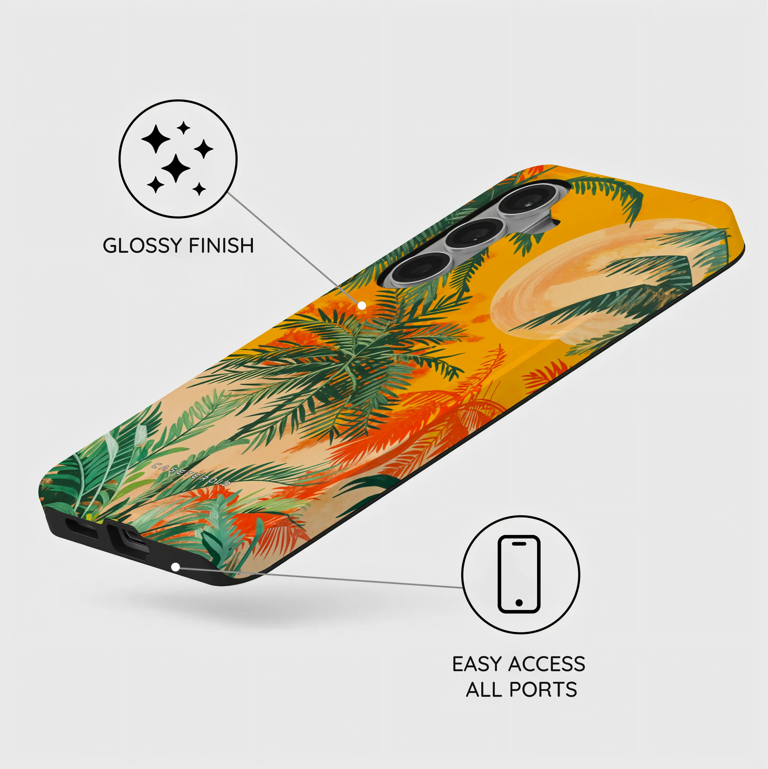 Sunset Shores Symphony - Samsung Galaxy S26 Case
