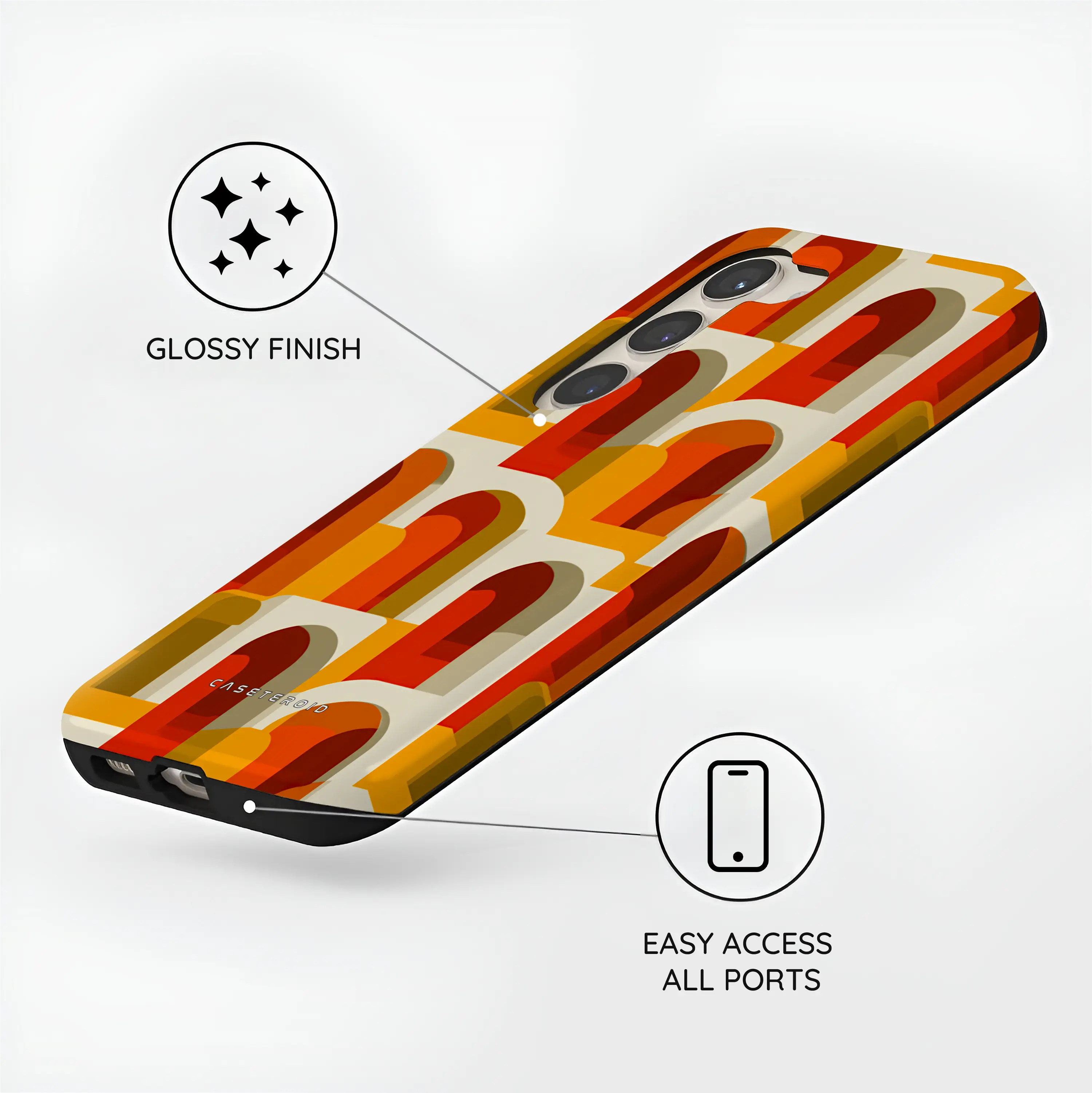 Suprema Grid - Samsung Galaxy S23 Plus Case