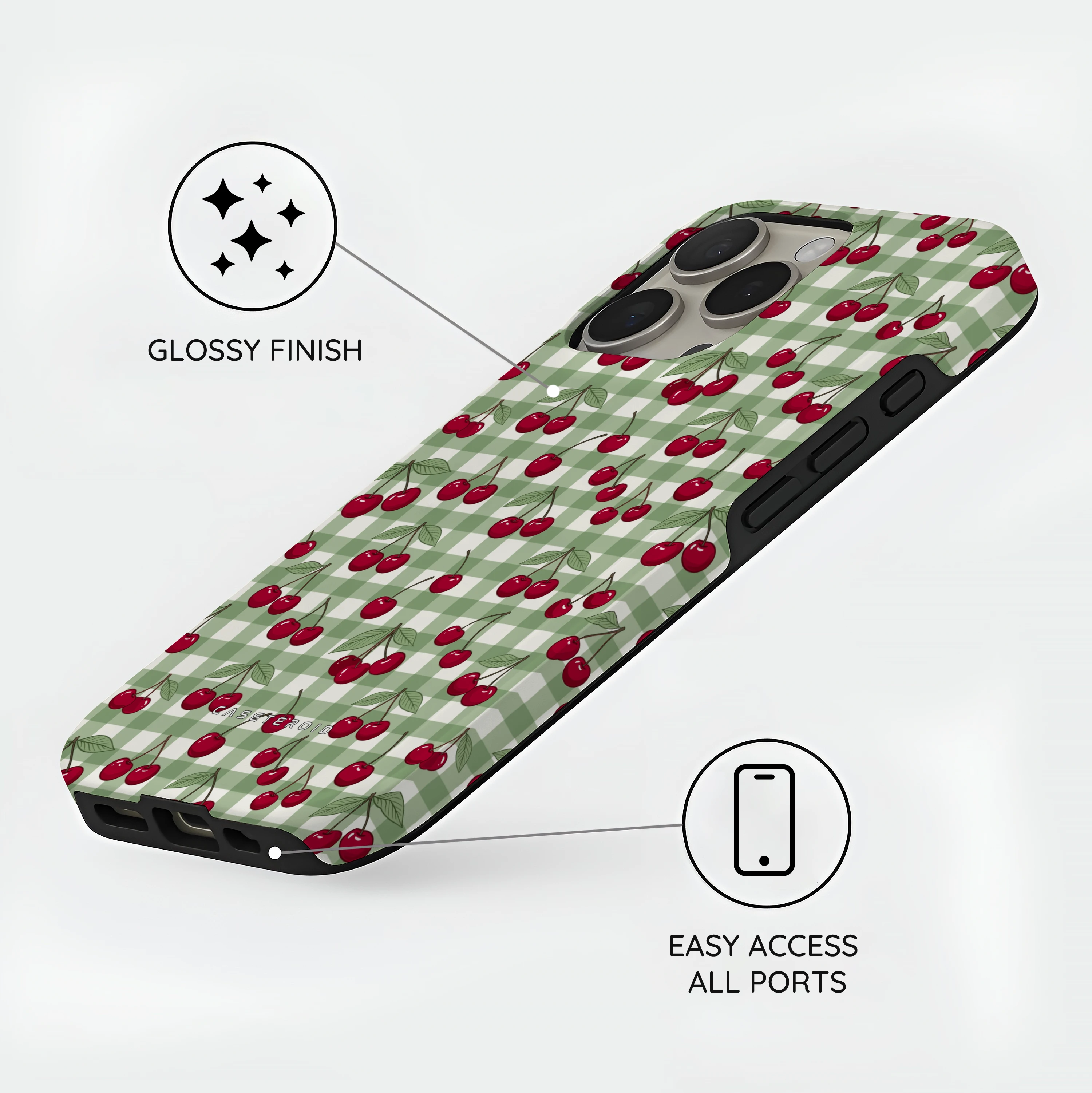 Sweet Cherries - iPhone 16 Pro Max Case