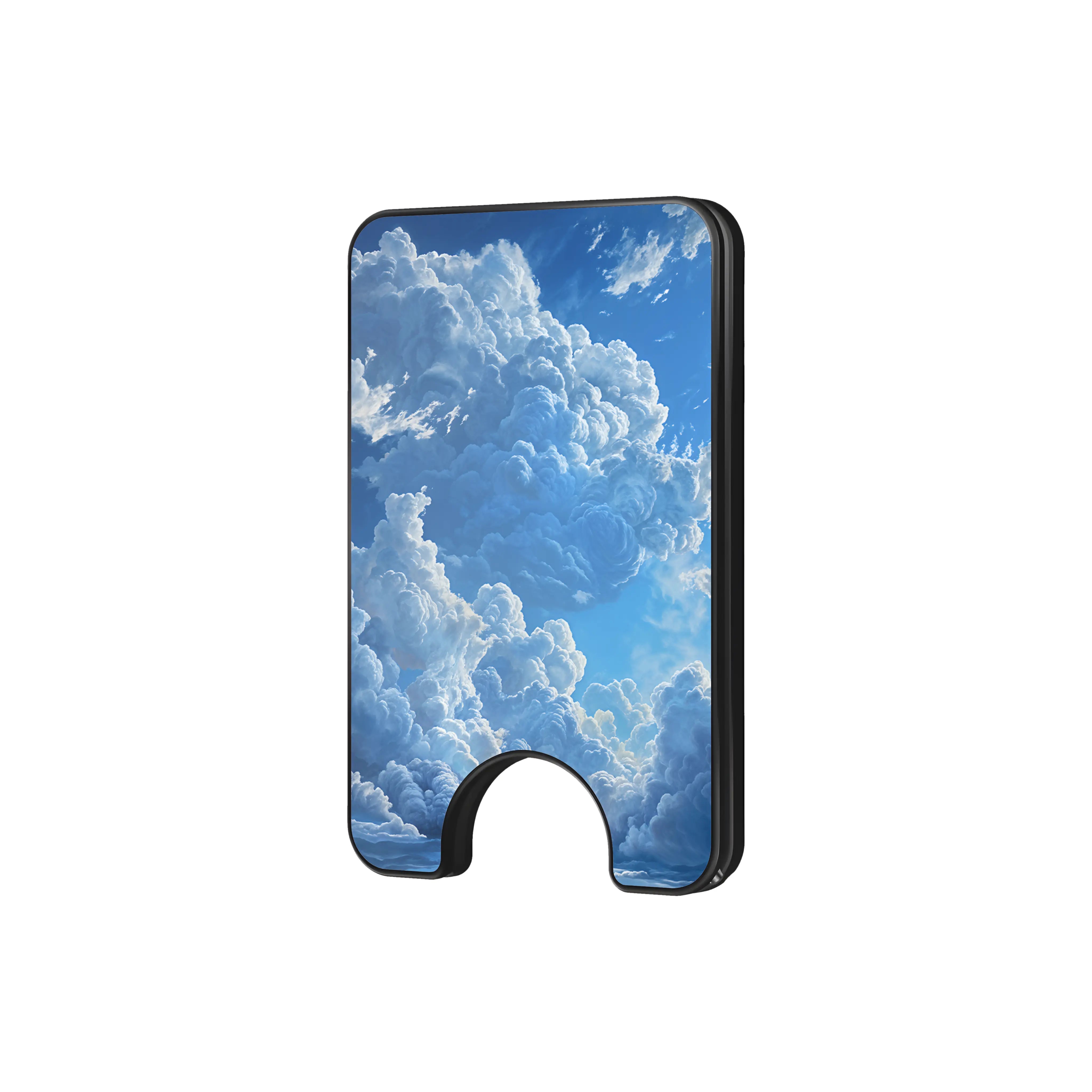 Tranquil Skyward Horizon - Magnetic Wallet & Stand