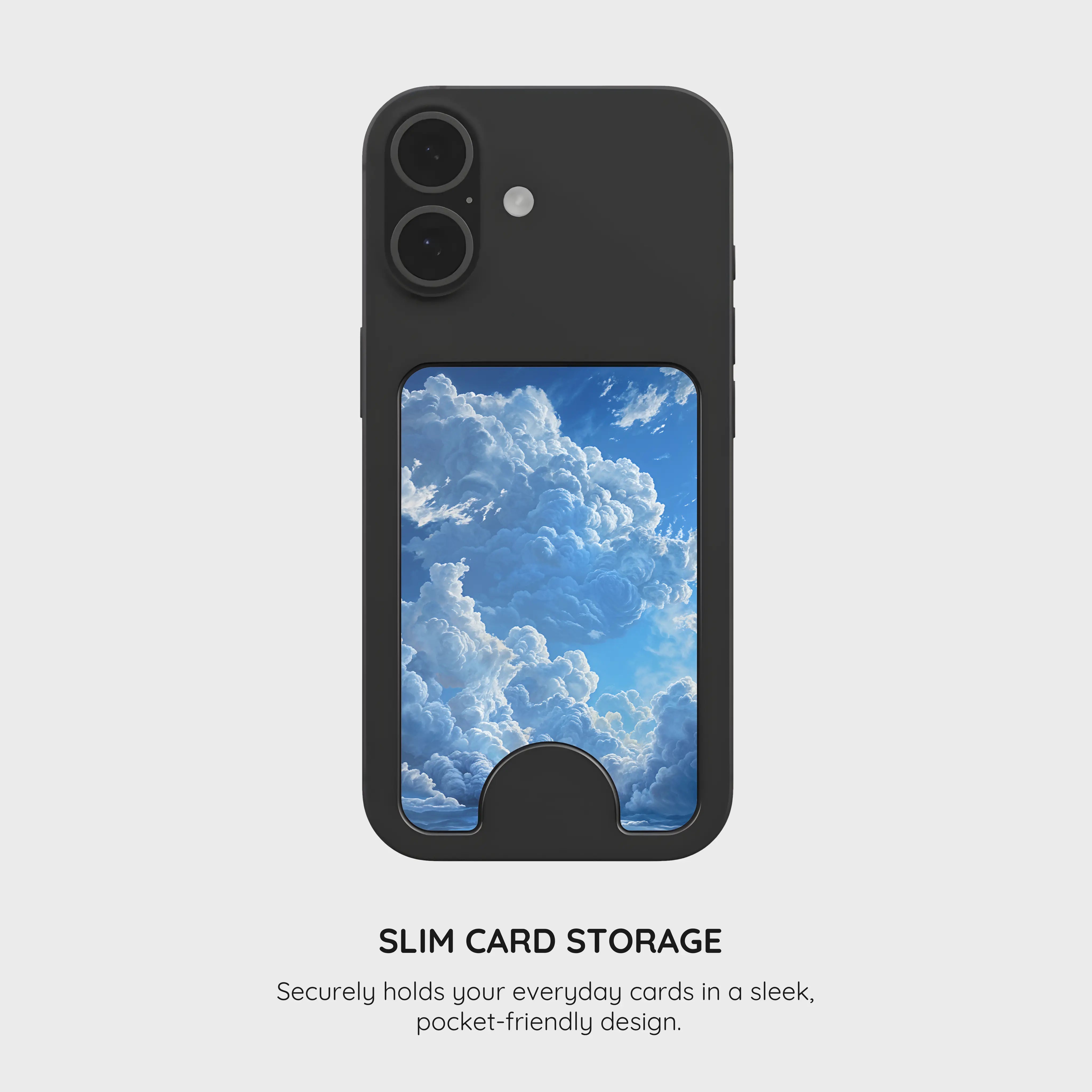 Tranquil Skyward Horizon - Magnetic Wallet & Stand