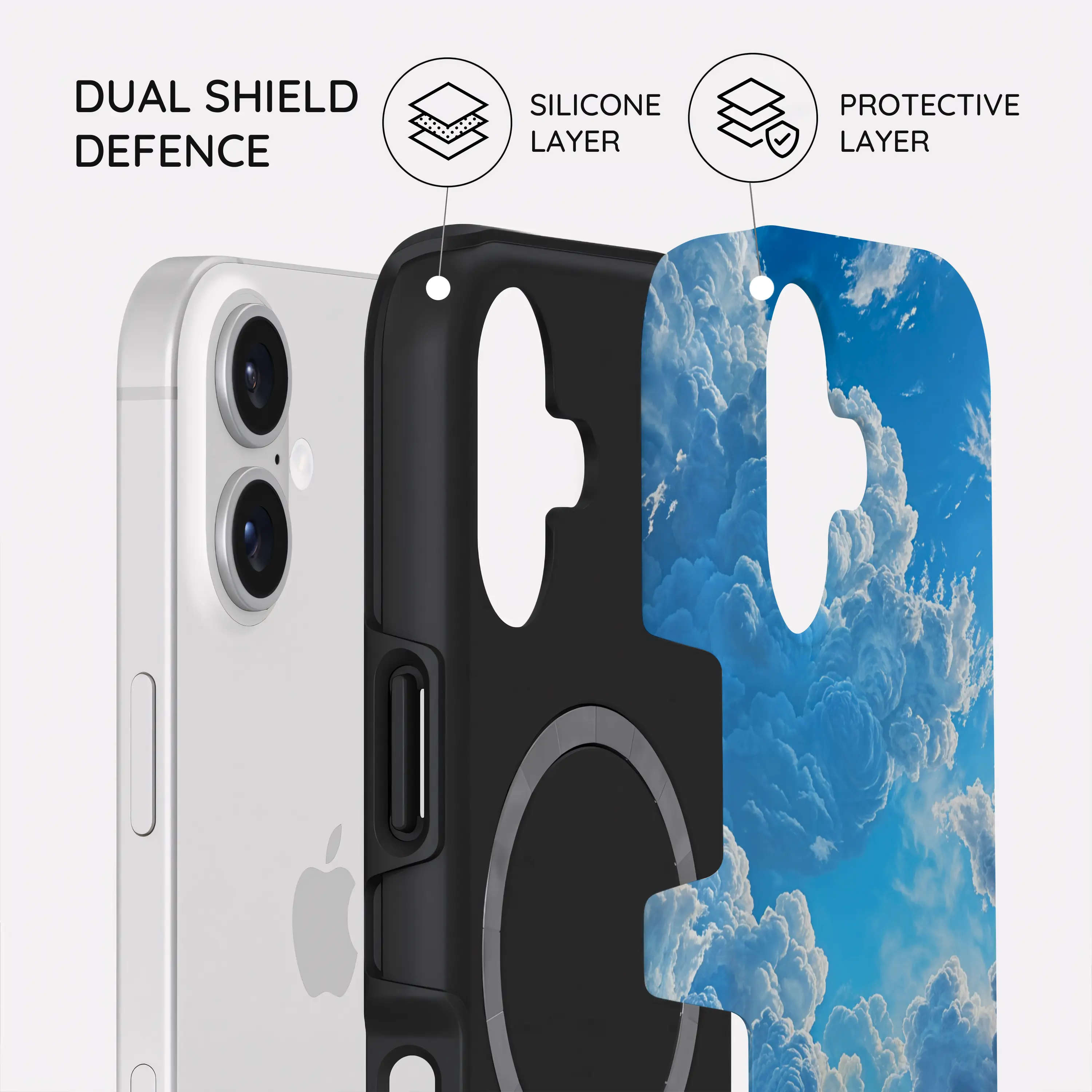 Tranquil Skyward Horizon - iPhone 17 Case