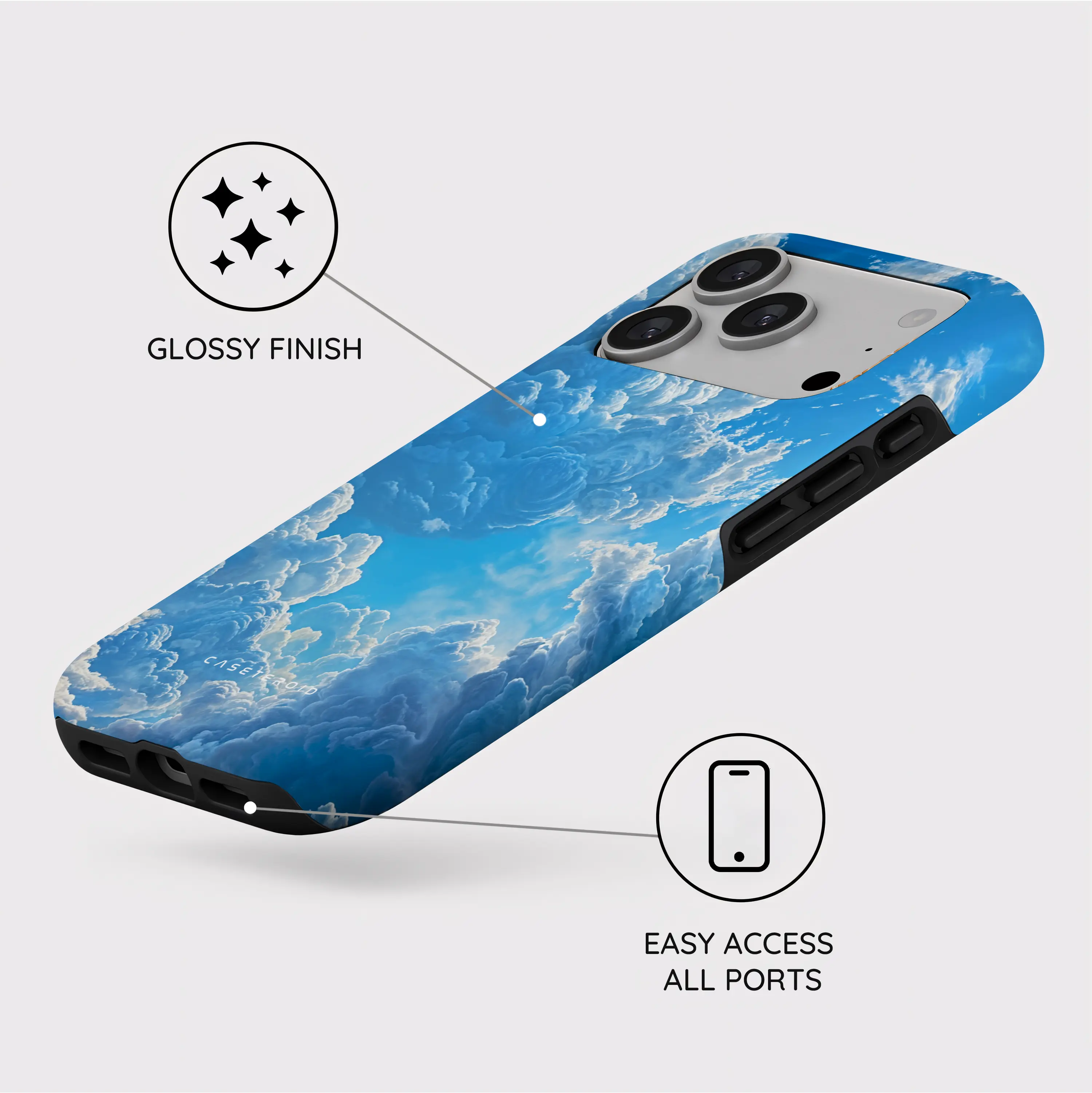 Tranquil Skyward Horizon - iPhone 17 Pro Case