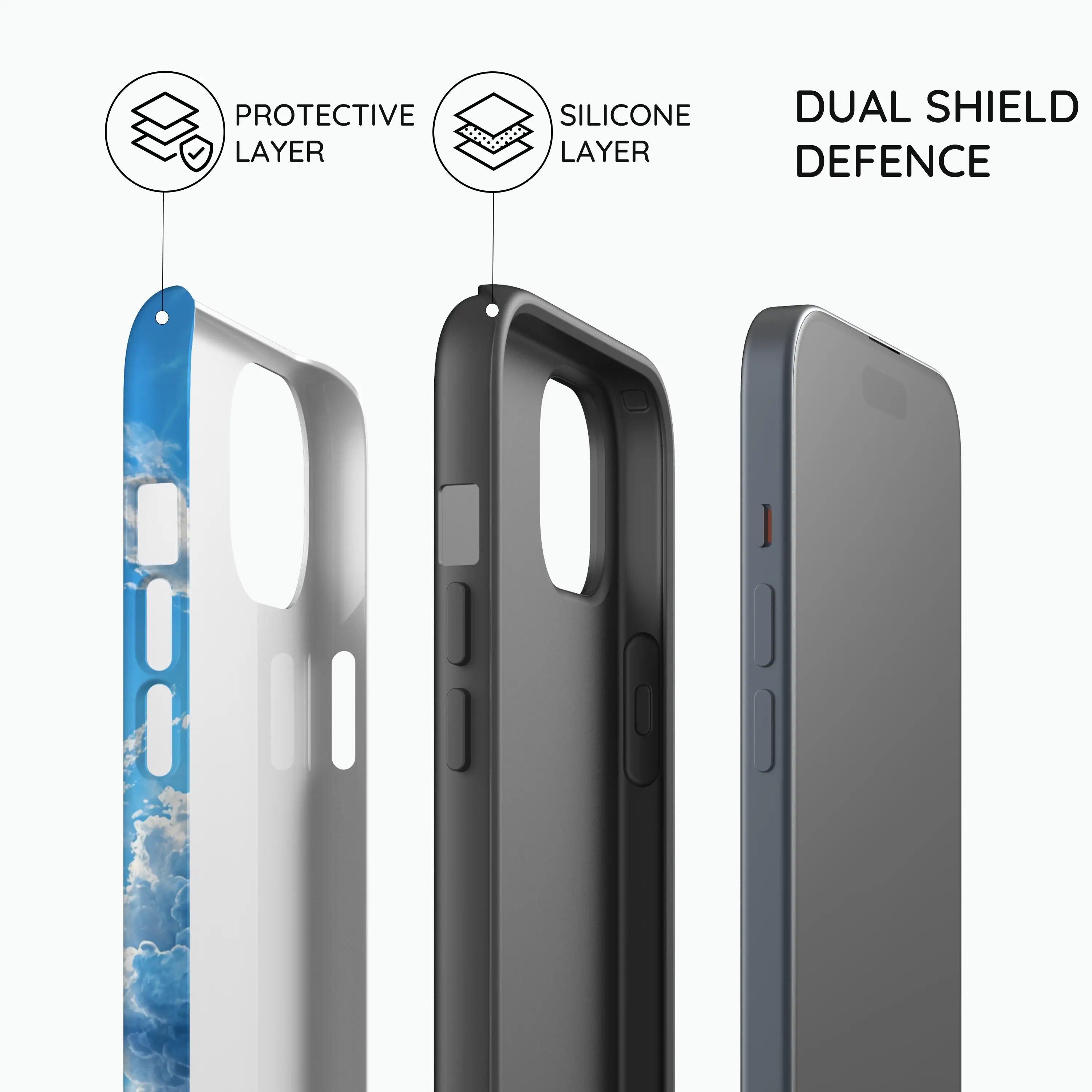 Tranquil Skyward Horizon - iPhone 15 Plus Case