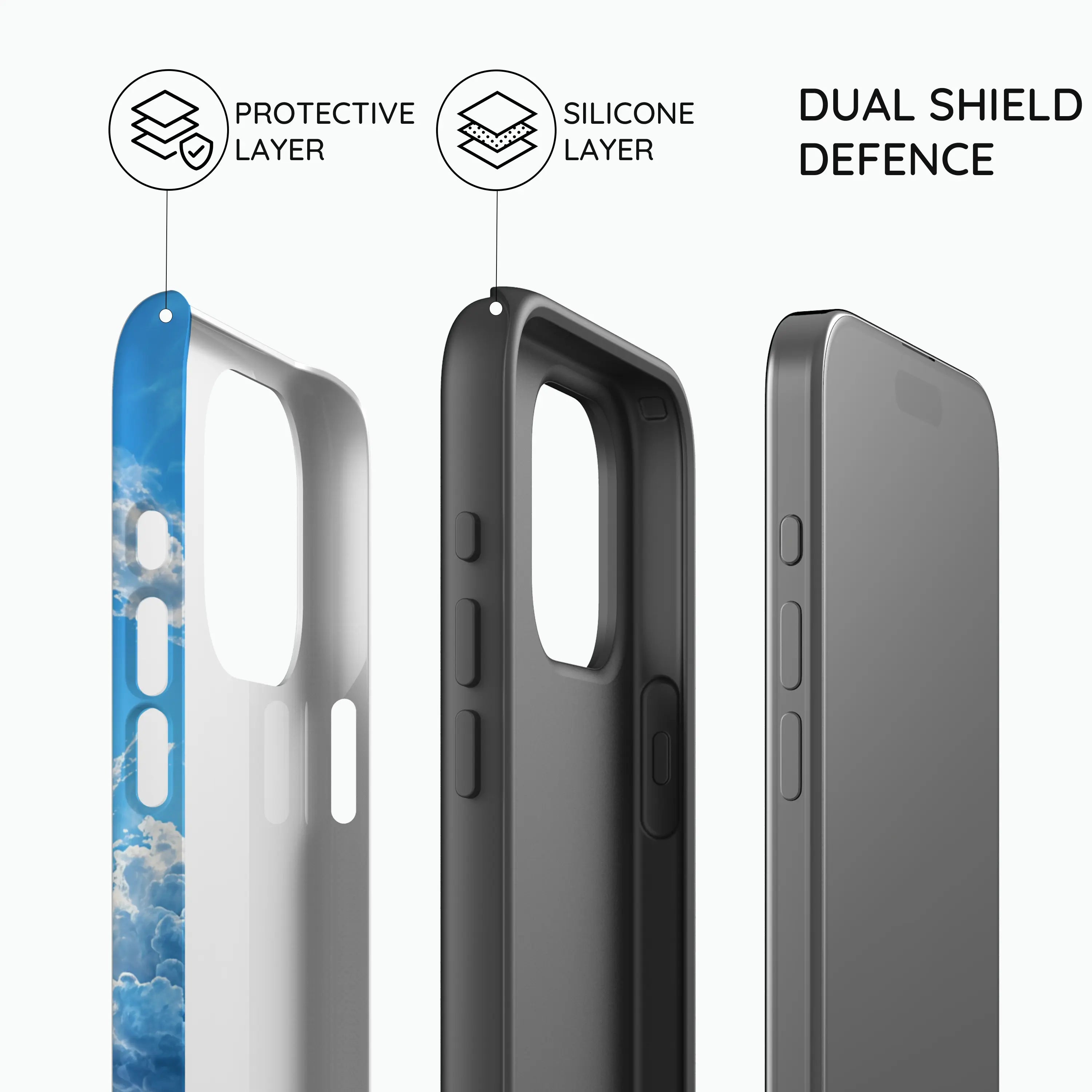 Tranquil Skyward Horizon - iPhone 15 Pro Case