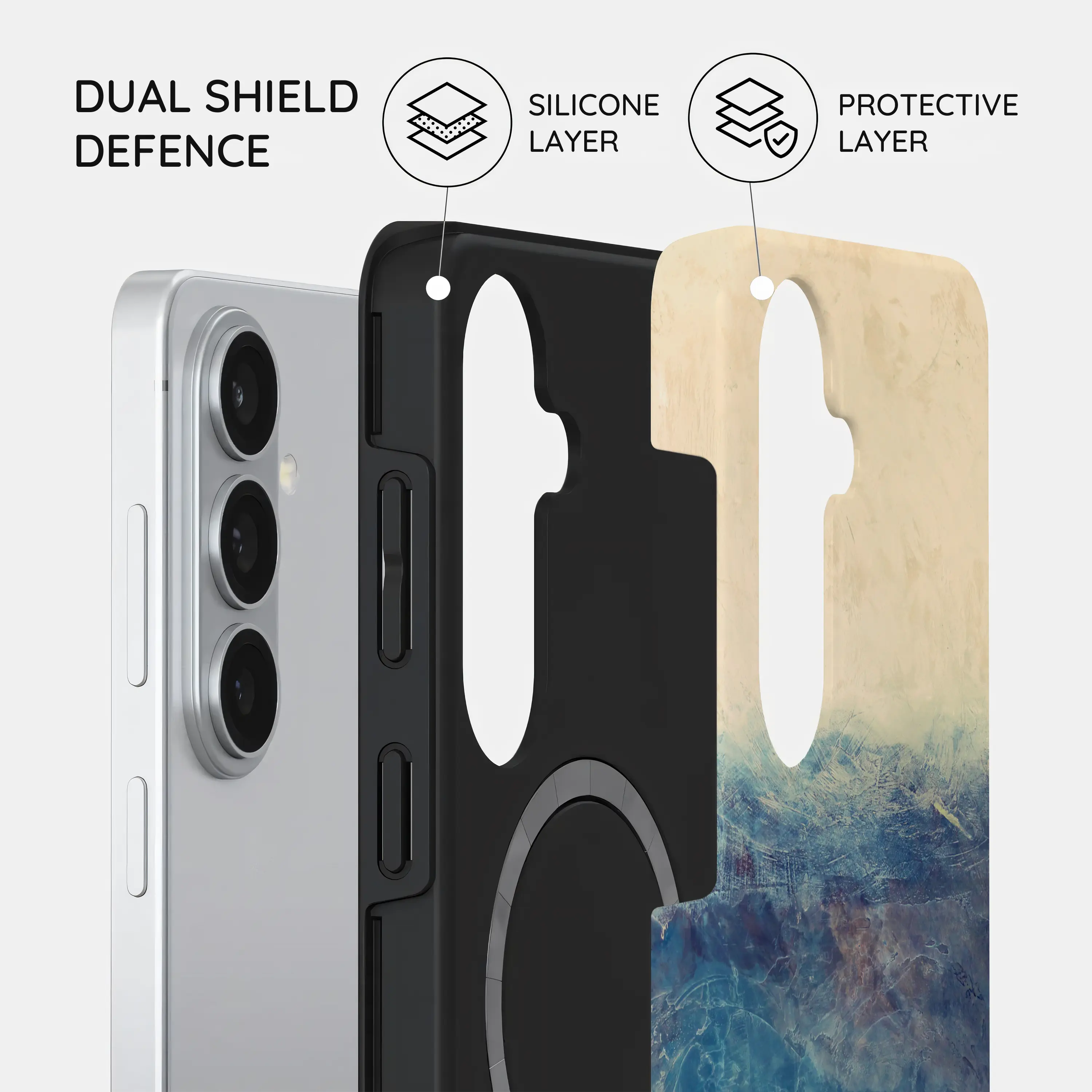 Tranquil Tones - Samsung Galaxy S26 Case
